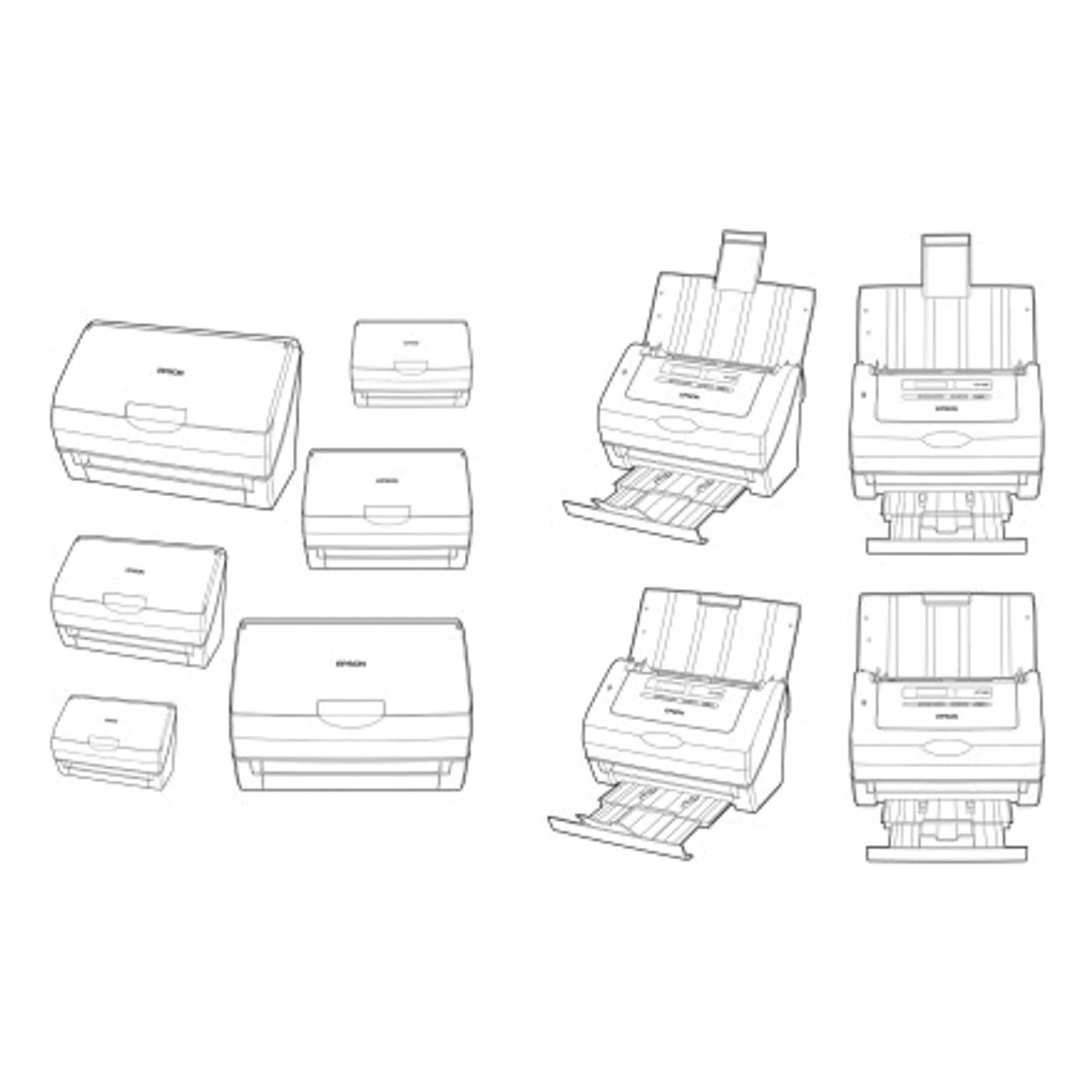 Epson GT-S85N Alimentation papier de scanner 600 x 600 DPI A4 Noir