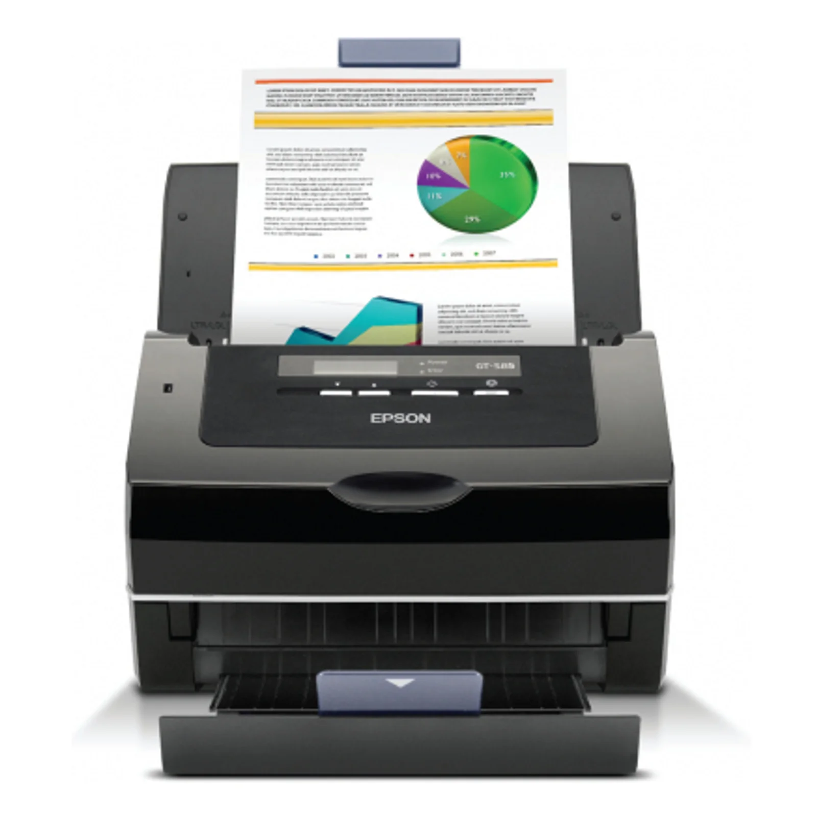 GT-S85N Alimentation papier de scanner 600 x 600 DPI A4 Noir