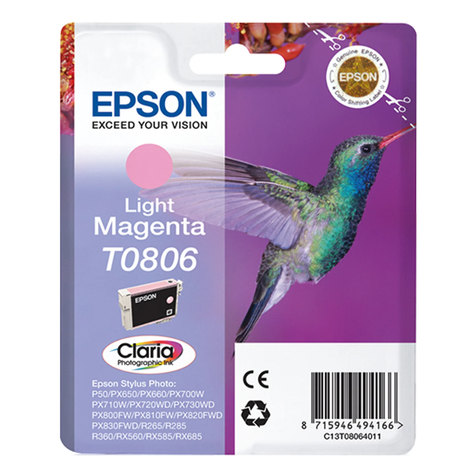 Hummingbird Cartouche "Colibri" - Encre Claria Mc