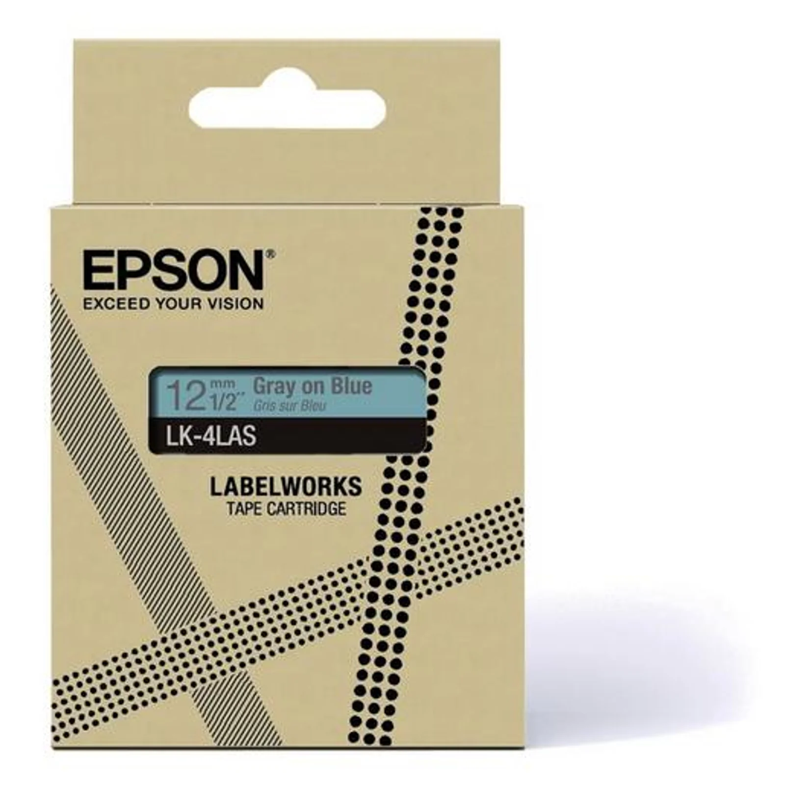 Epson LK-4LAS Gris, Bleu clair