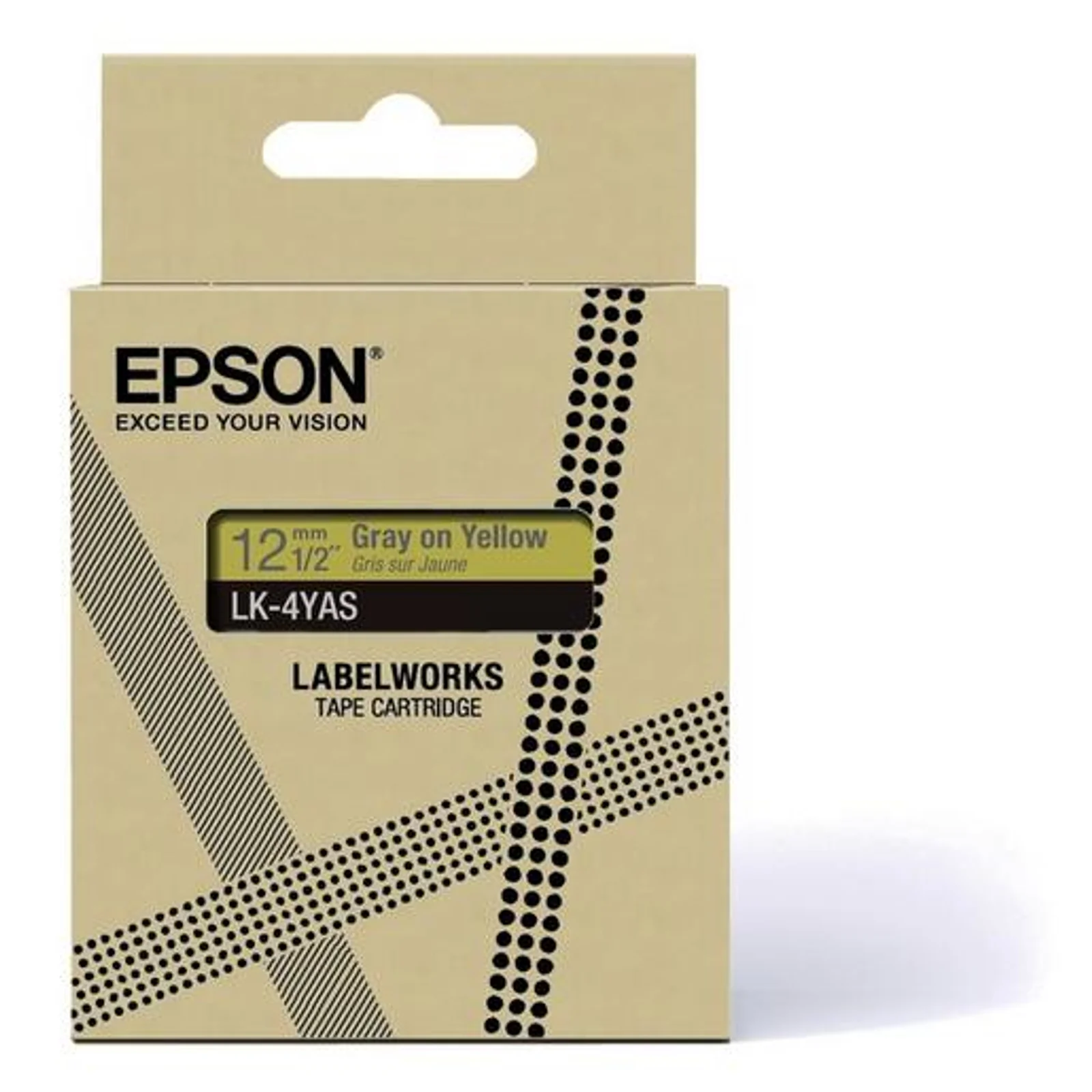 Epson LK-4YAS Gris, Jaune