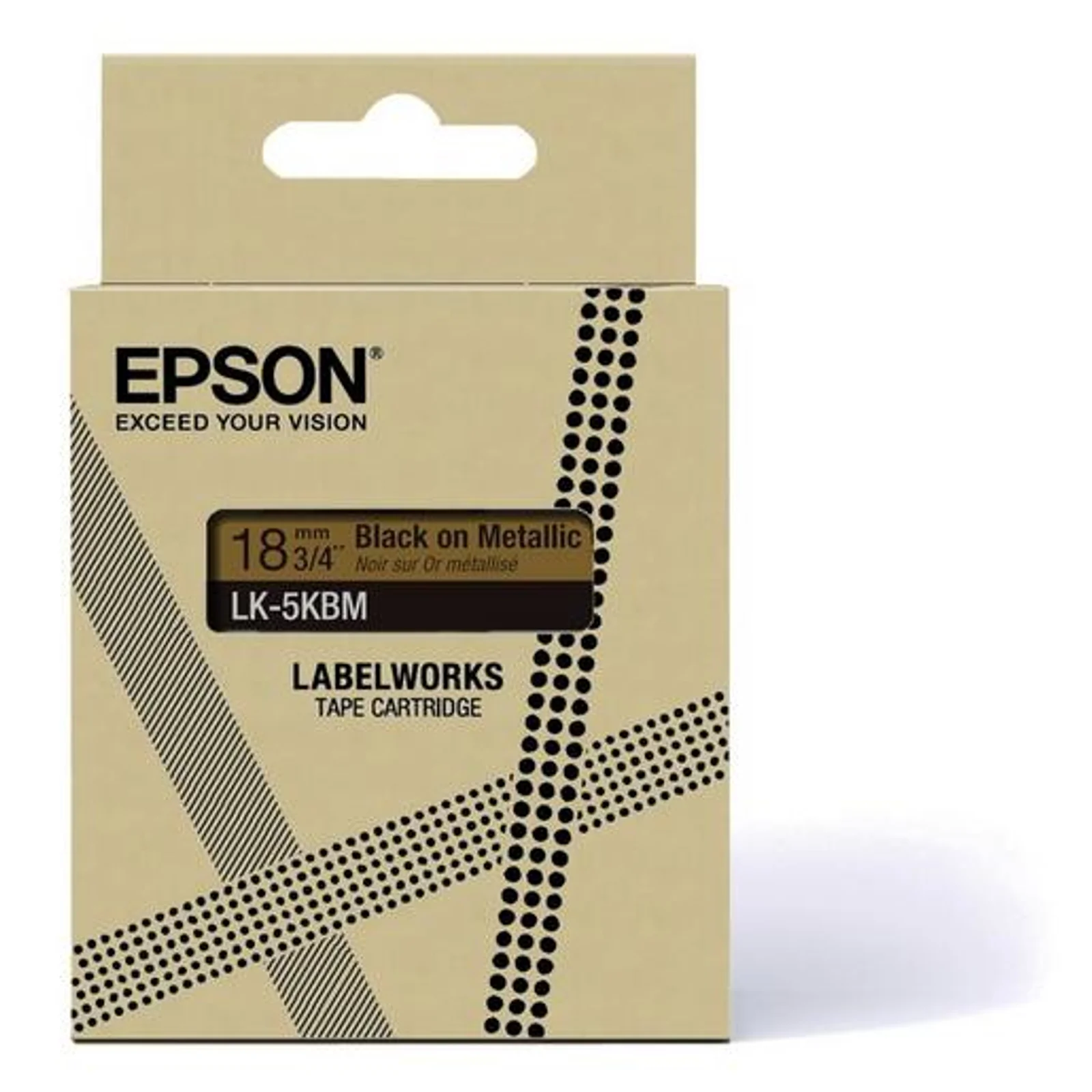 Epson LK-5KBM Noir, Or