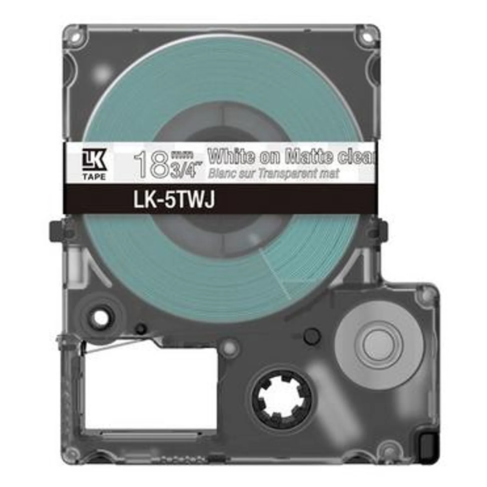 Epson LK-5TWJ Transparent, Blanc