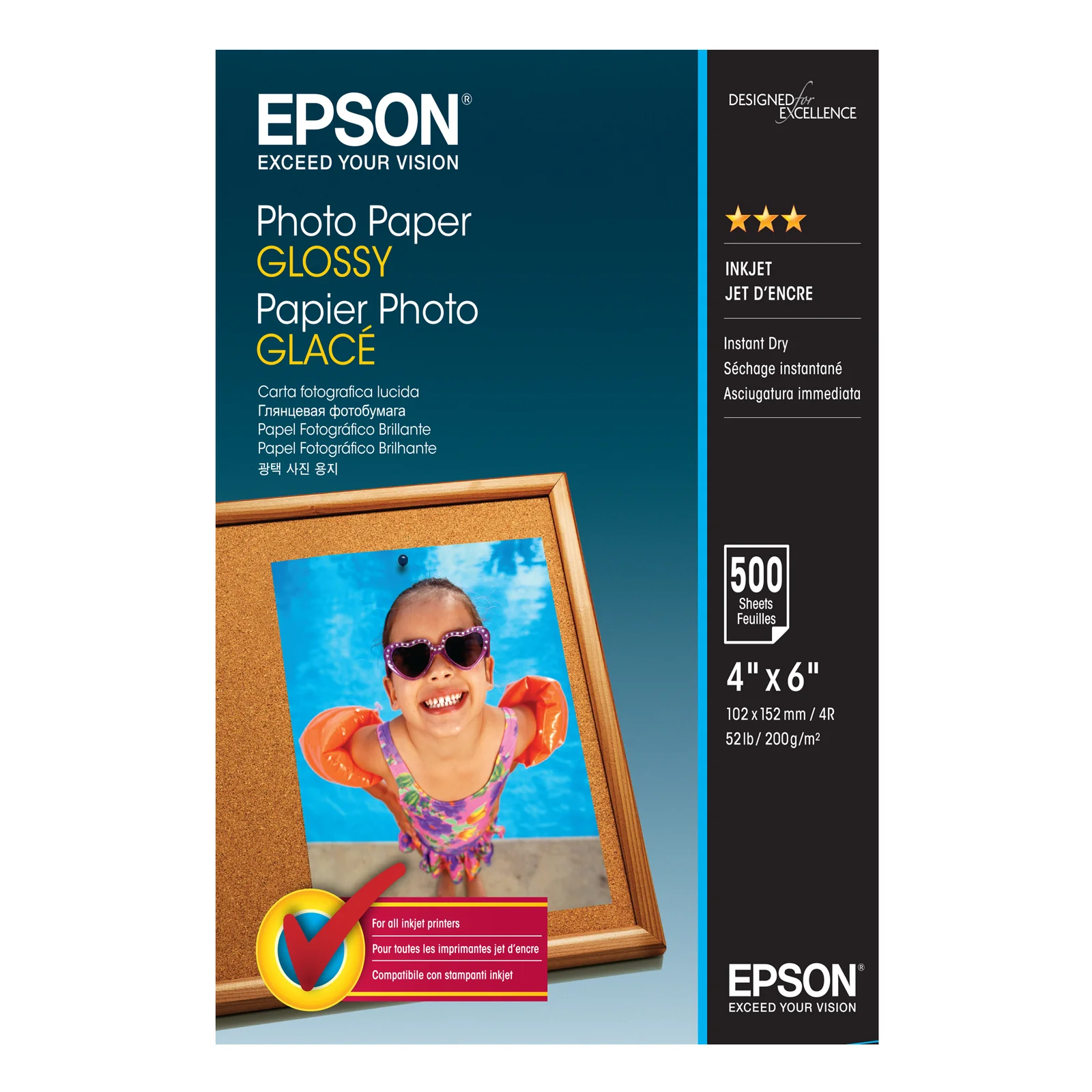 Photo Paper Glossy - 10x15cm - 500 Feuilles