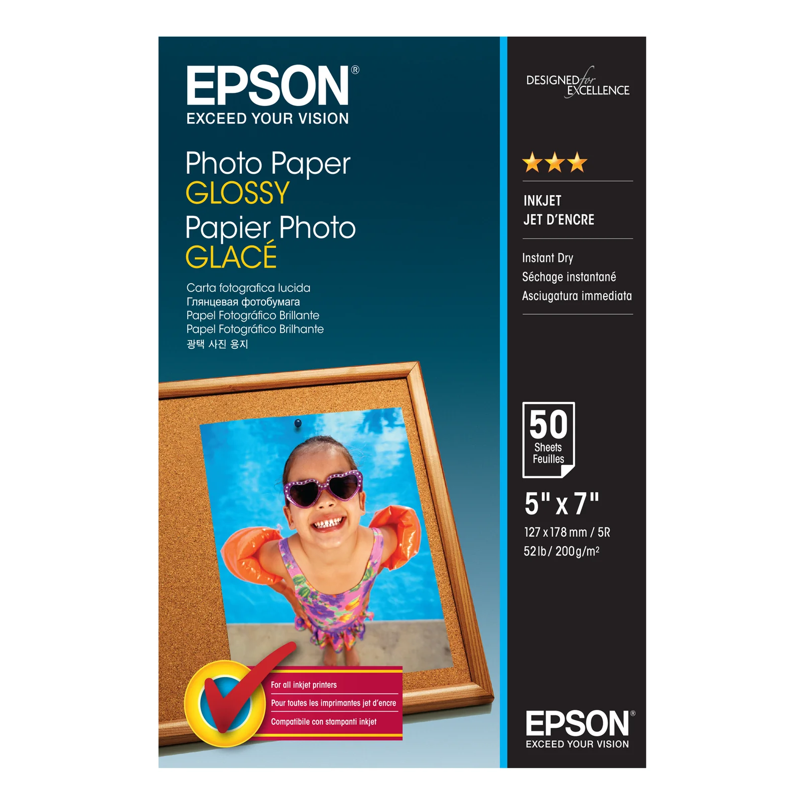 Photo Paper Glossy - 13x18cm - 50 Feuilles