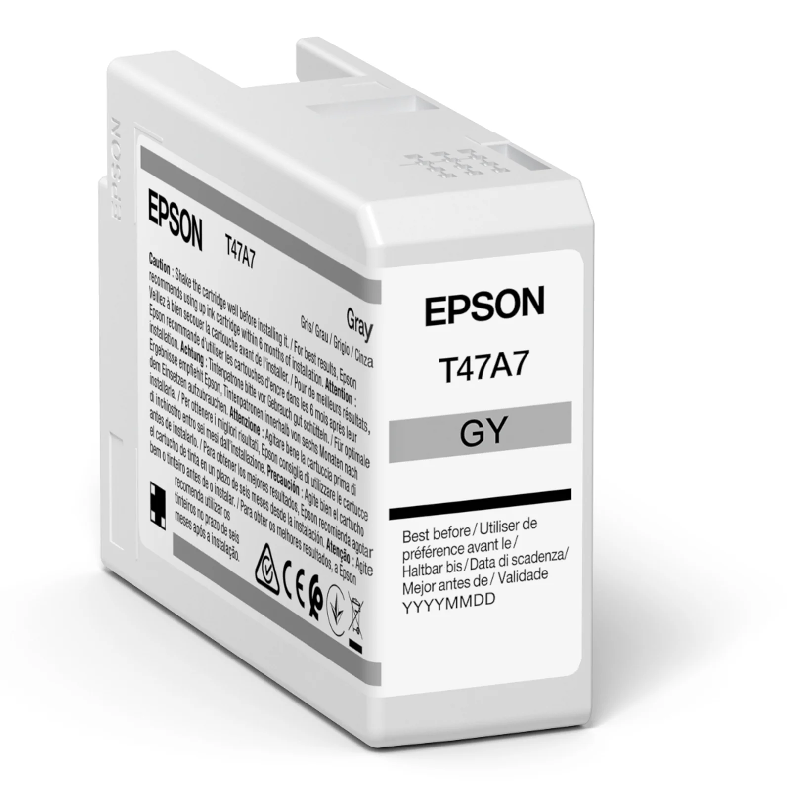 Cartouche d'encre Epson T47A7 gris UltraChrome Pro pour imprimante photo SC-P900