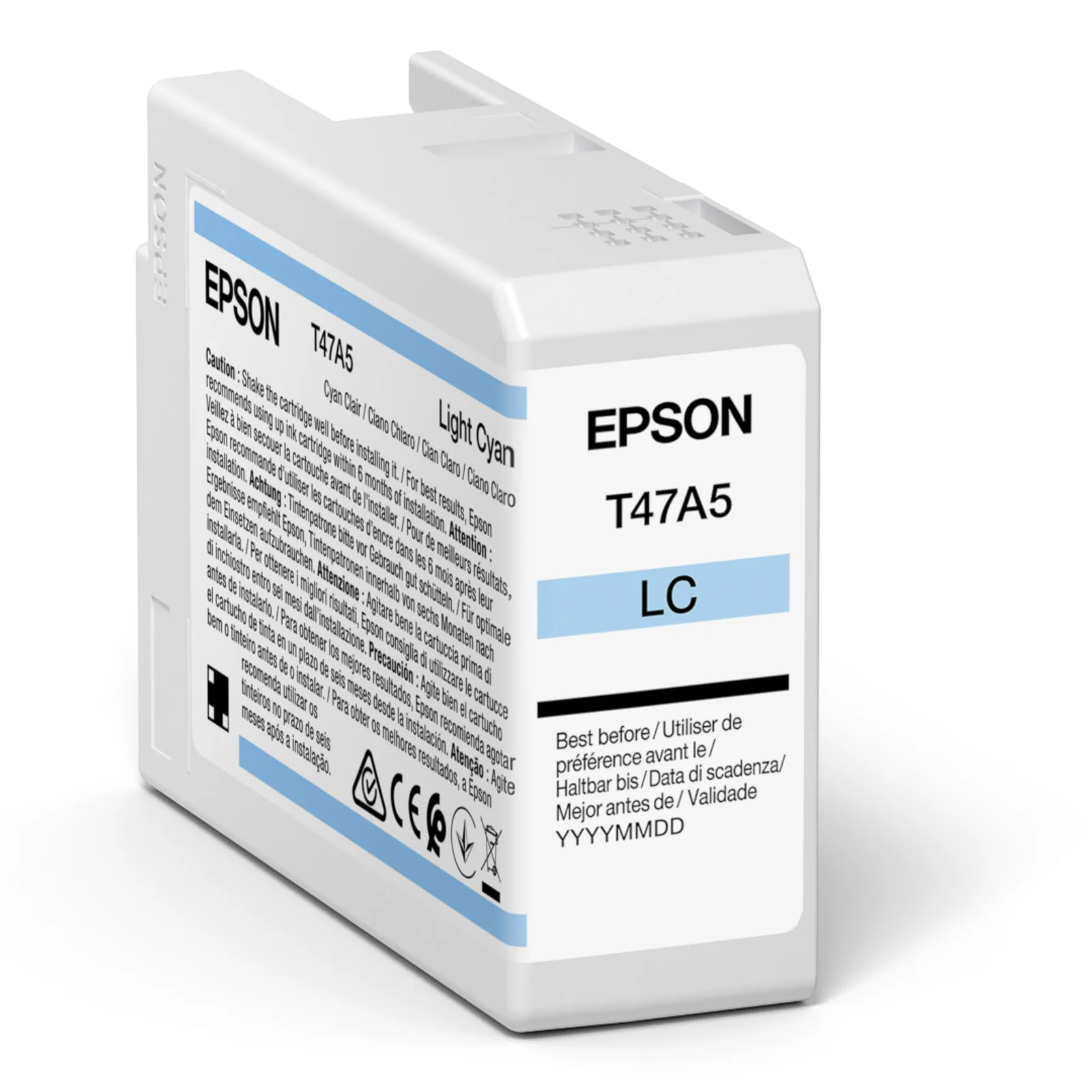Cartouche d'encre Epson T47A5 cyan clair UltraChrome Pro pour SureColor SC-P900