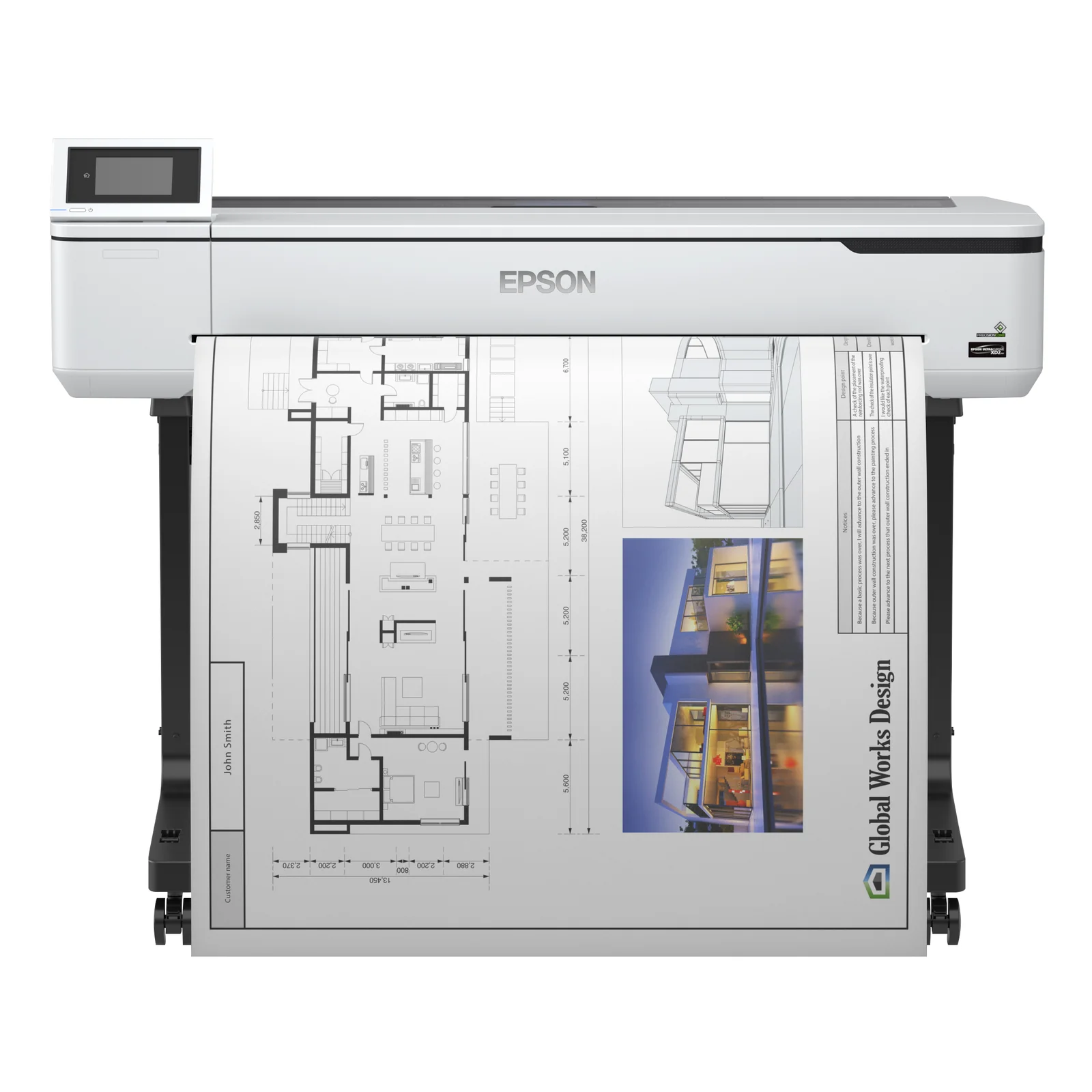 Epson SureColor SC-T5100 - Wireless Printer (with Stand)