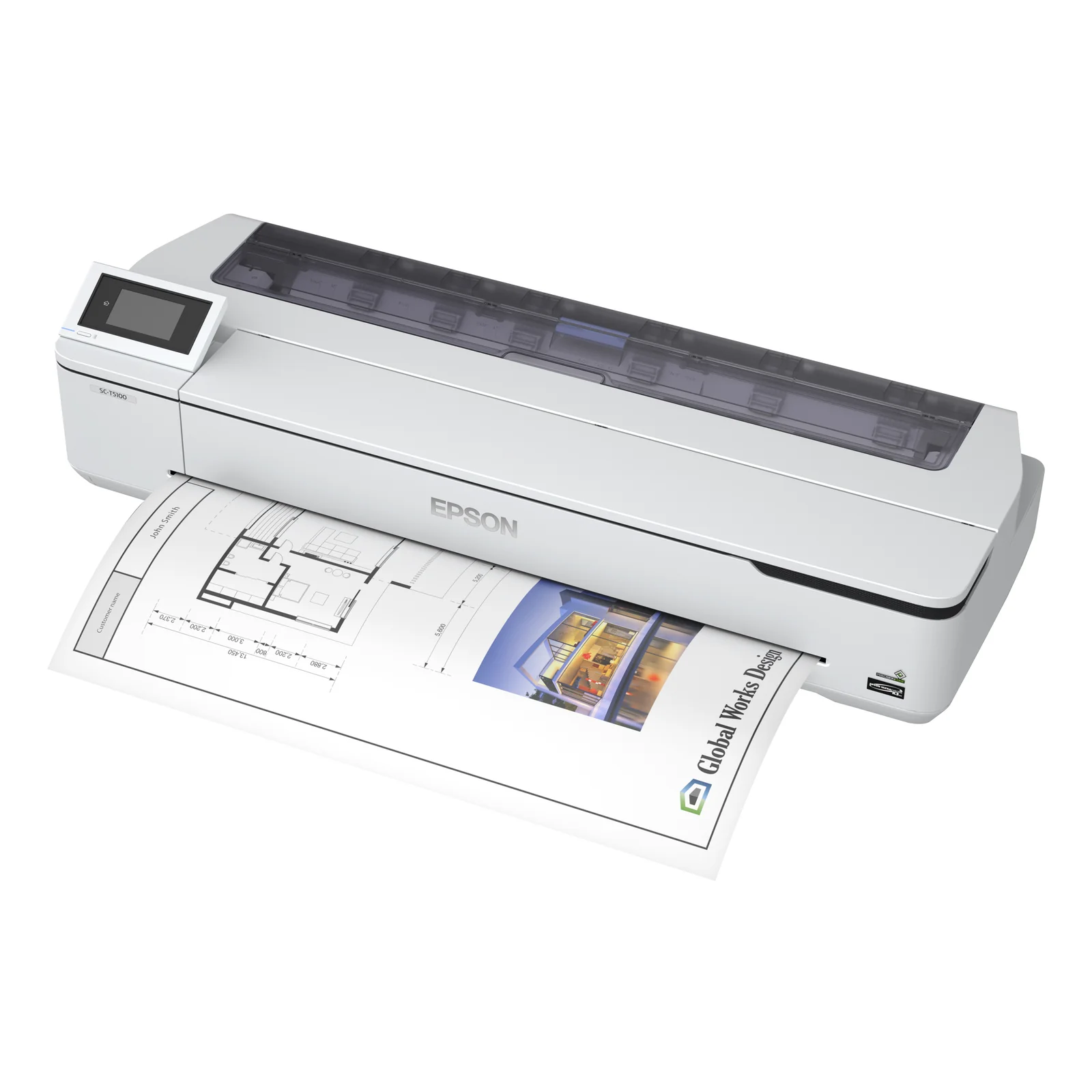 Epson SureColor SC-T5100N - Wireless printer (No stand)