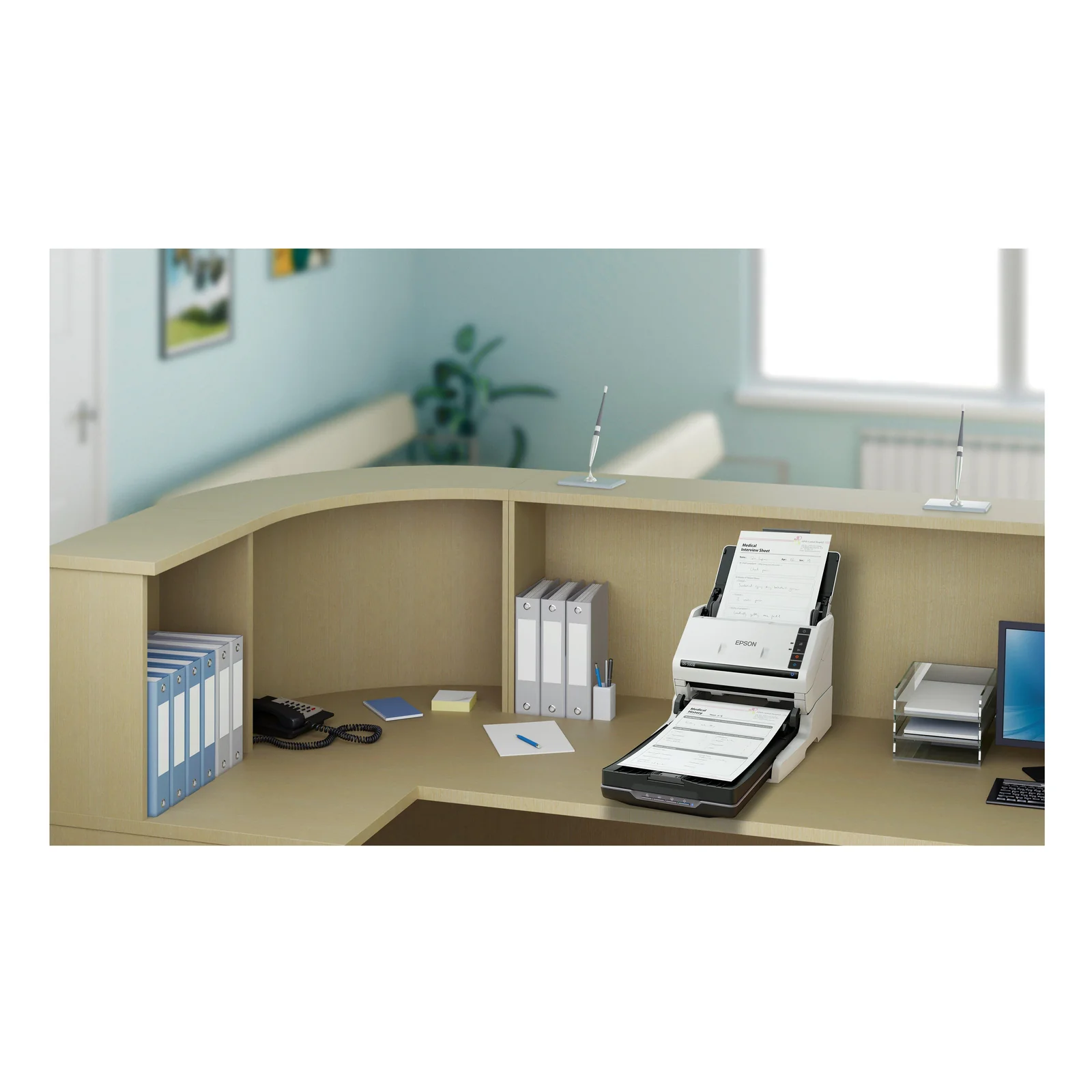 Epson WorkForce DS-530III Alimentation feuille à feuille de scanner 600 x 600 DPI A4 Blanc