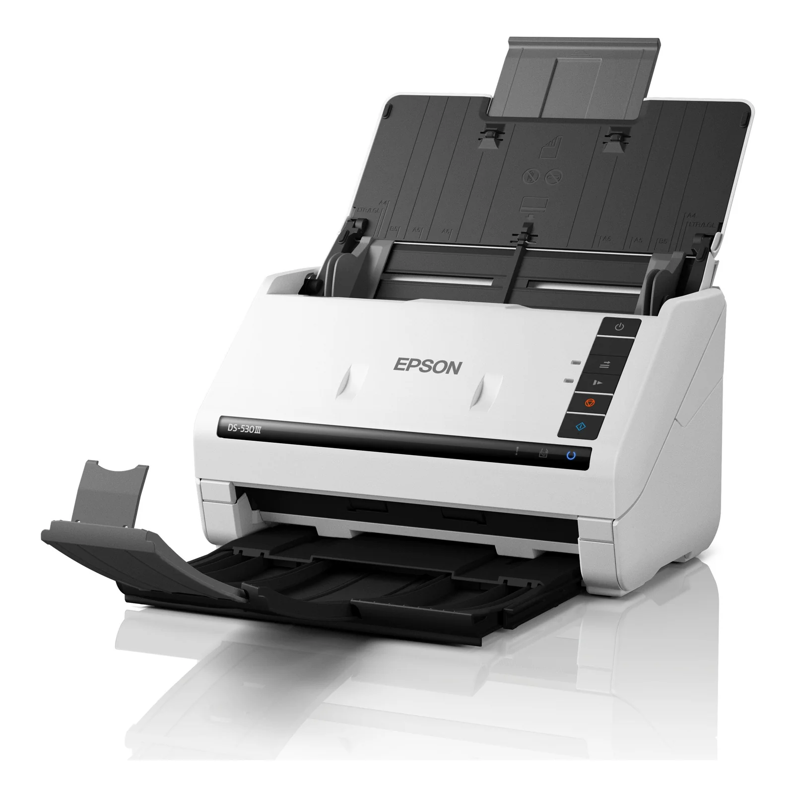 Epson WorkForce DS-530III Alimentation feuille à feuille de scanner 600 x 600 DPI A4 Blanc