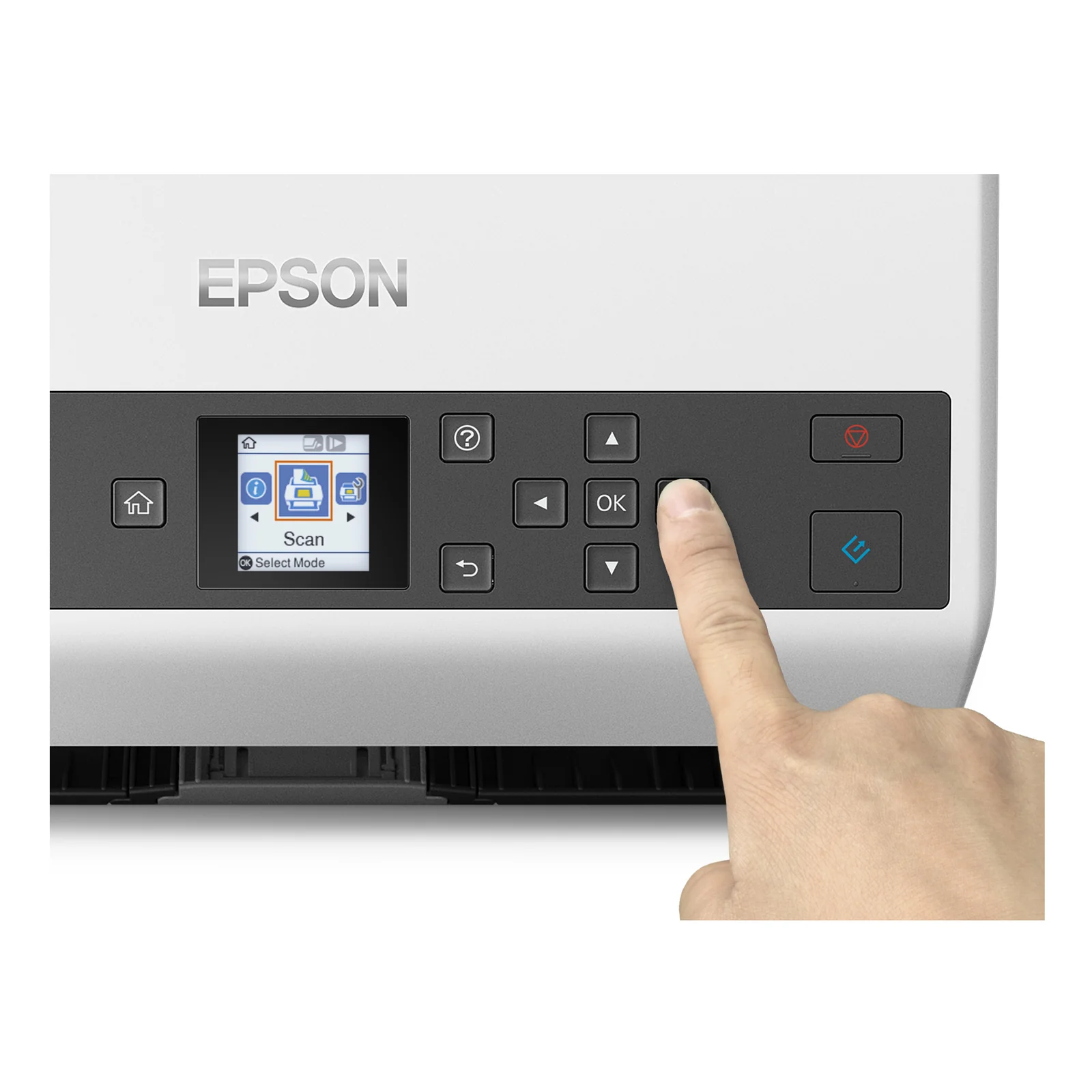 Epson WorkForce DS-970 Alimentation papier de scanner 600 x 600 DPI A4 Gris, Blanc