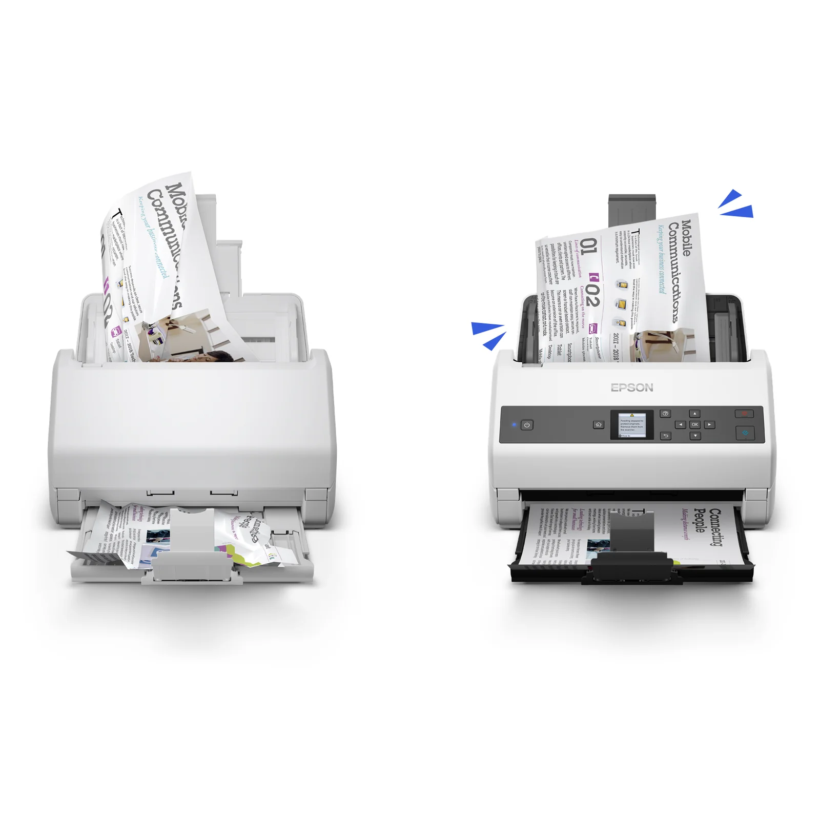 Epson WorkForce DS-970 Alimentation papier de scanner 600 x 600 DPI A4 Gris, Blanc