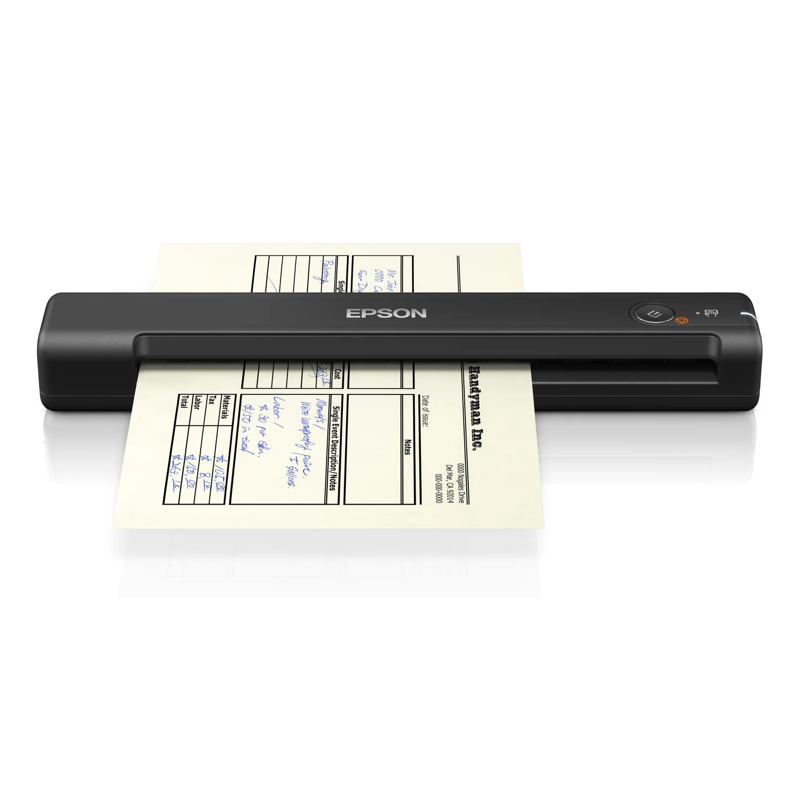 Epson WorkForce ES-50 Scanner portable 600 x 600 DPI A4 Noir