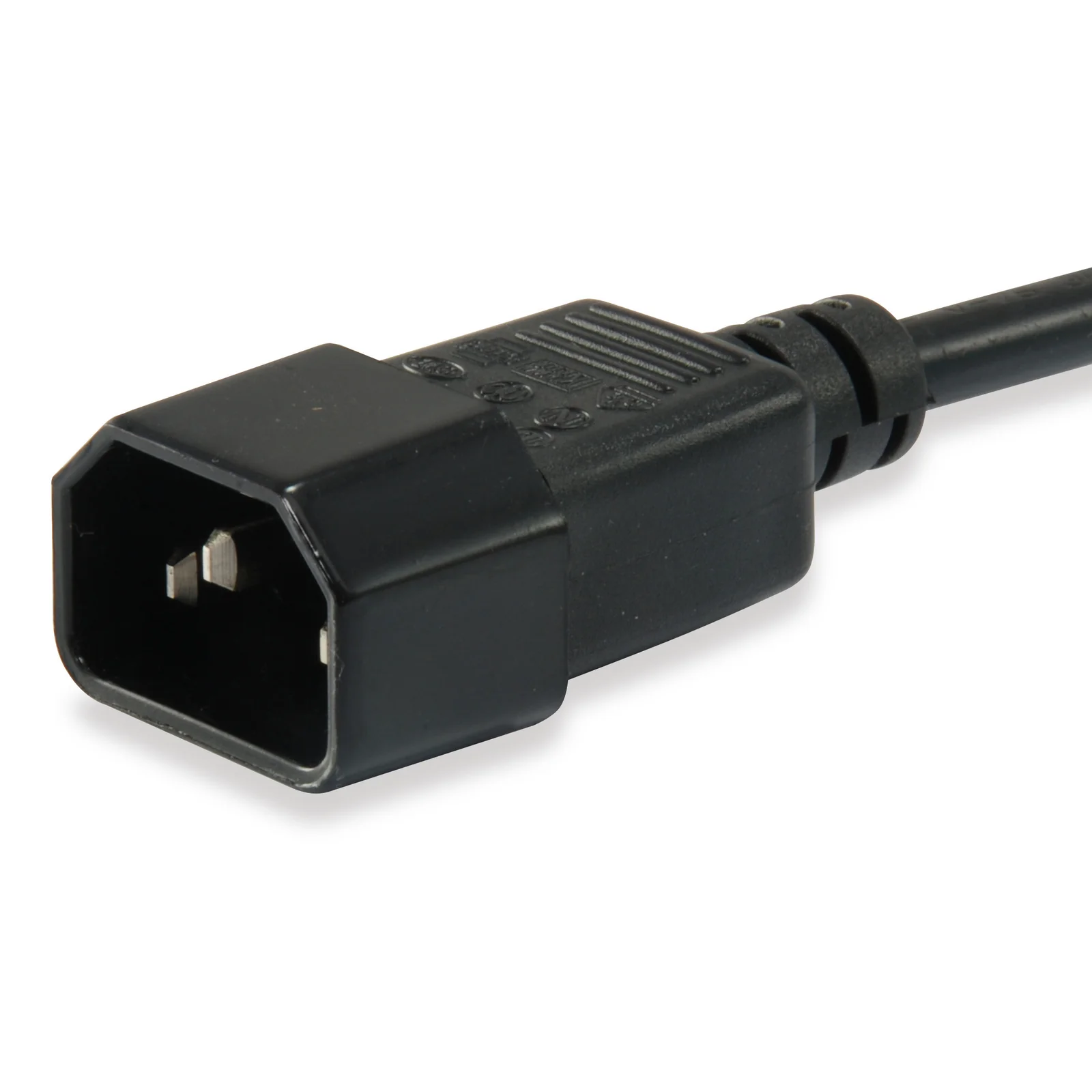 Equip 112100 câble électrique Noir 1,8 m Coupleur C14 Coupleur C13