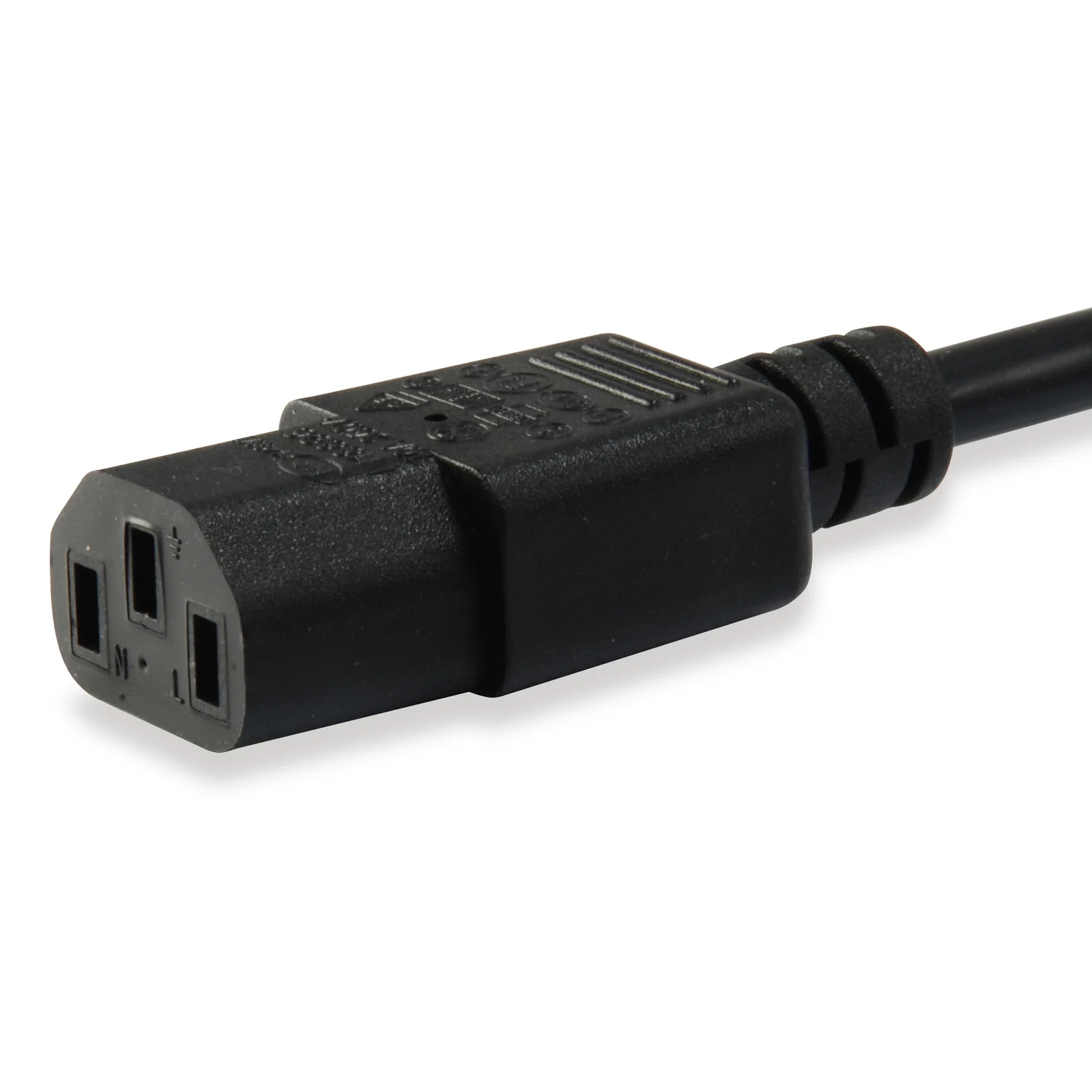 Equip 112100 câble électrique Noir 1,8 m Coupleur C14 Coupleur C13