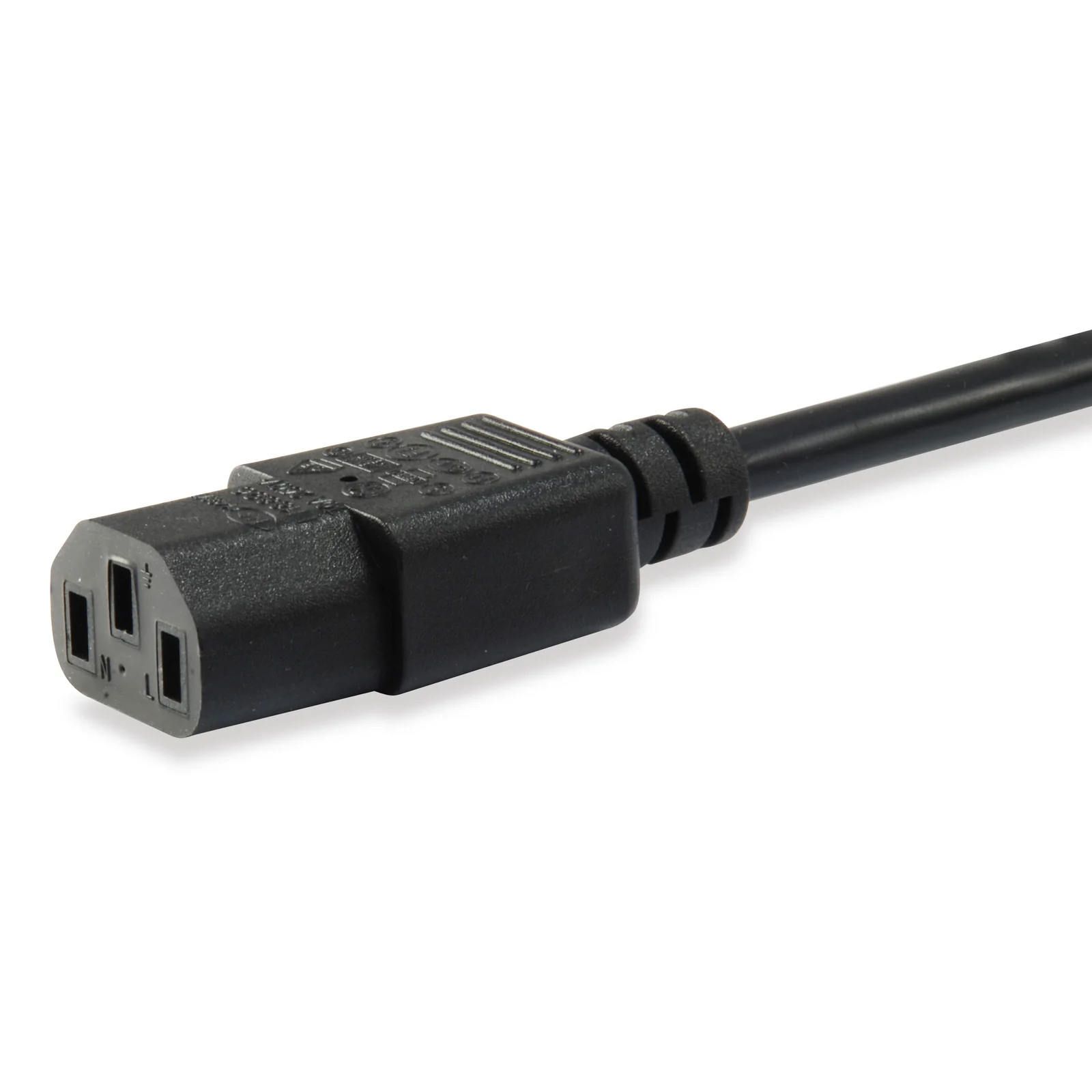 Equip 112120 câble électrique Noir 1,8 m CEE 7/7 Coupleur C13