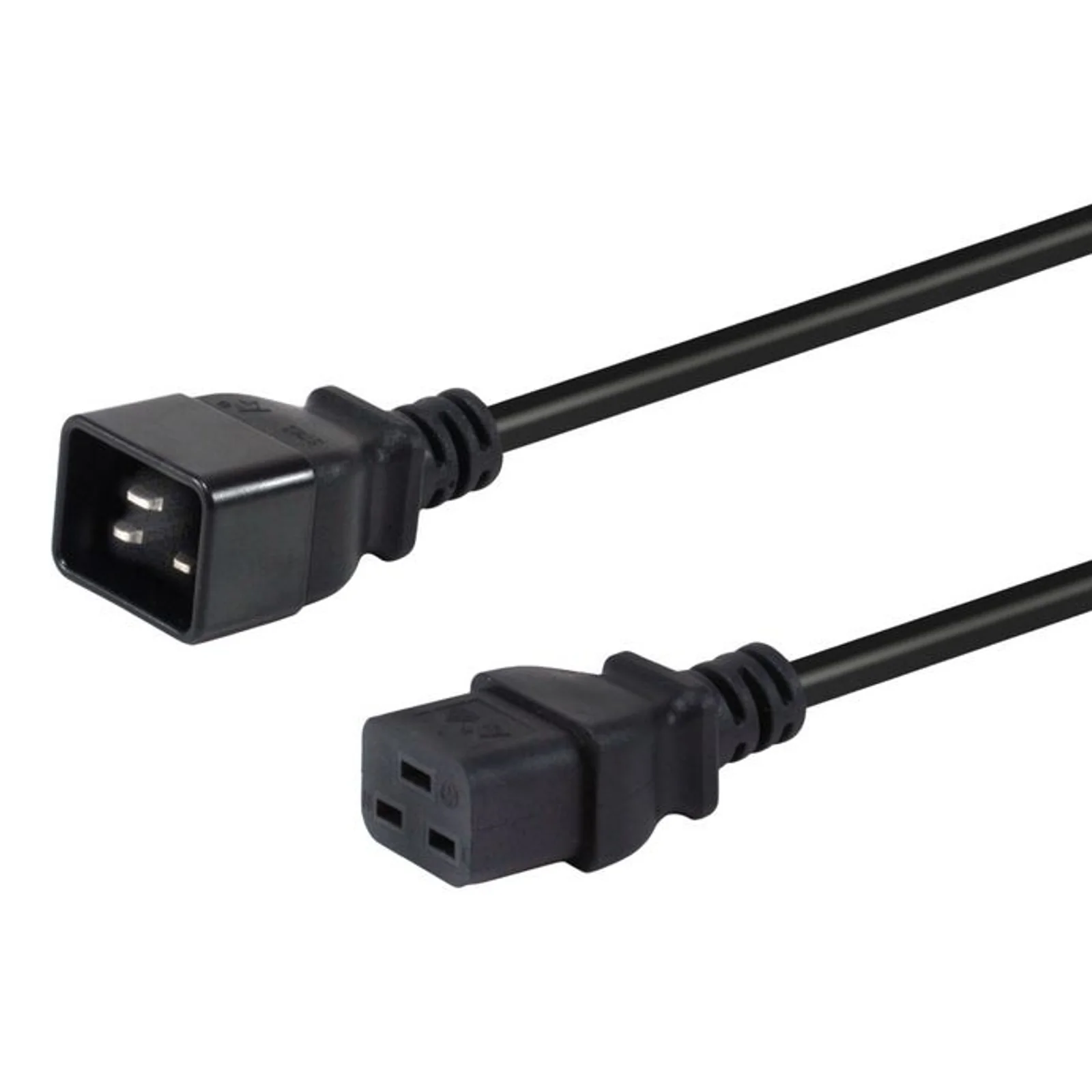 112130 câble électrique Noir 1,8 m IEC C20 IEC C19