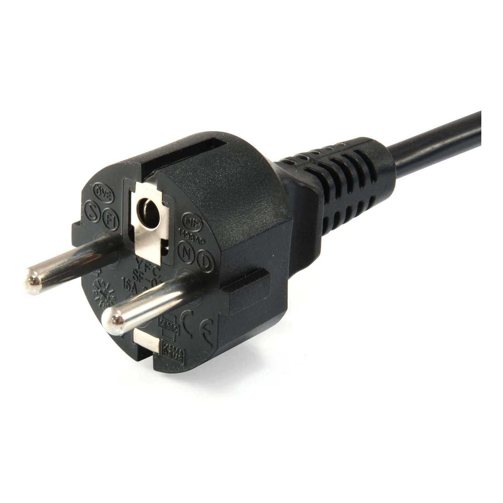 Equip 112151 Noir 3 m Prise d'alimentation type F Coupleur C5