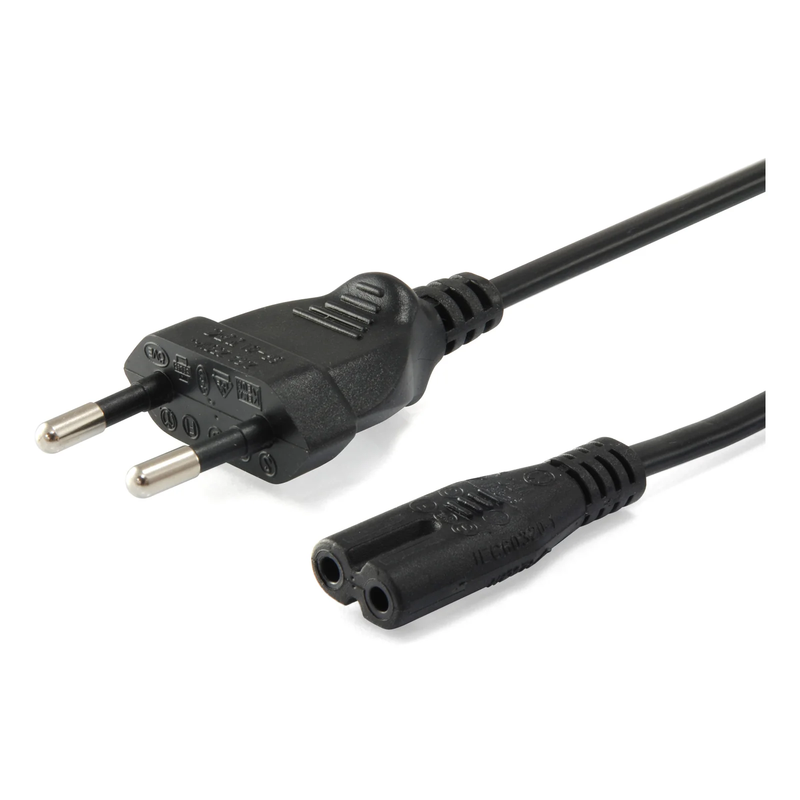 112161 Noir 3 m Prise d'alimentation type C Coupleur C7