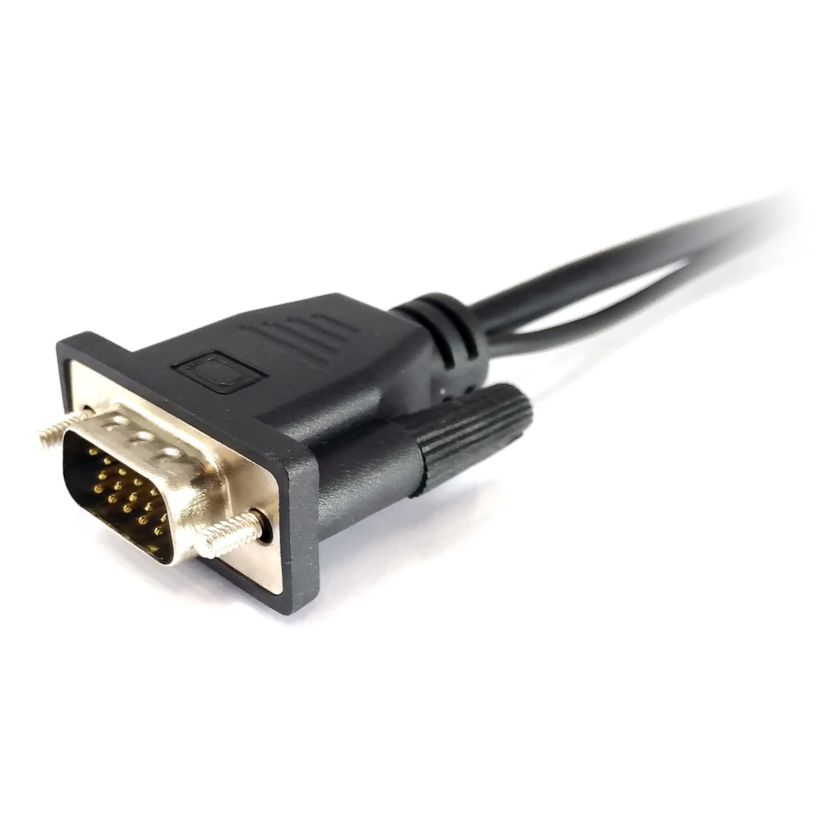 Equip 119038 câble vidéo et adaptateur 0,2 m VGA (D-Sub) + 3,5 mm DVI-D + USB Noir