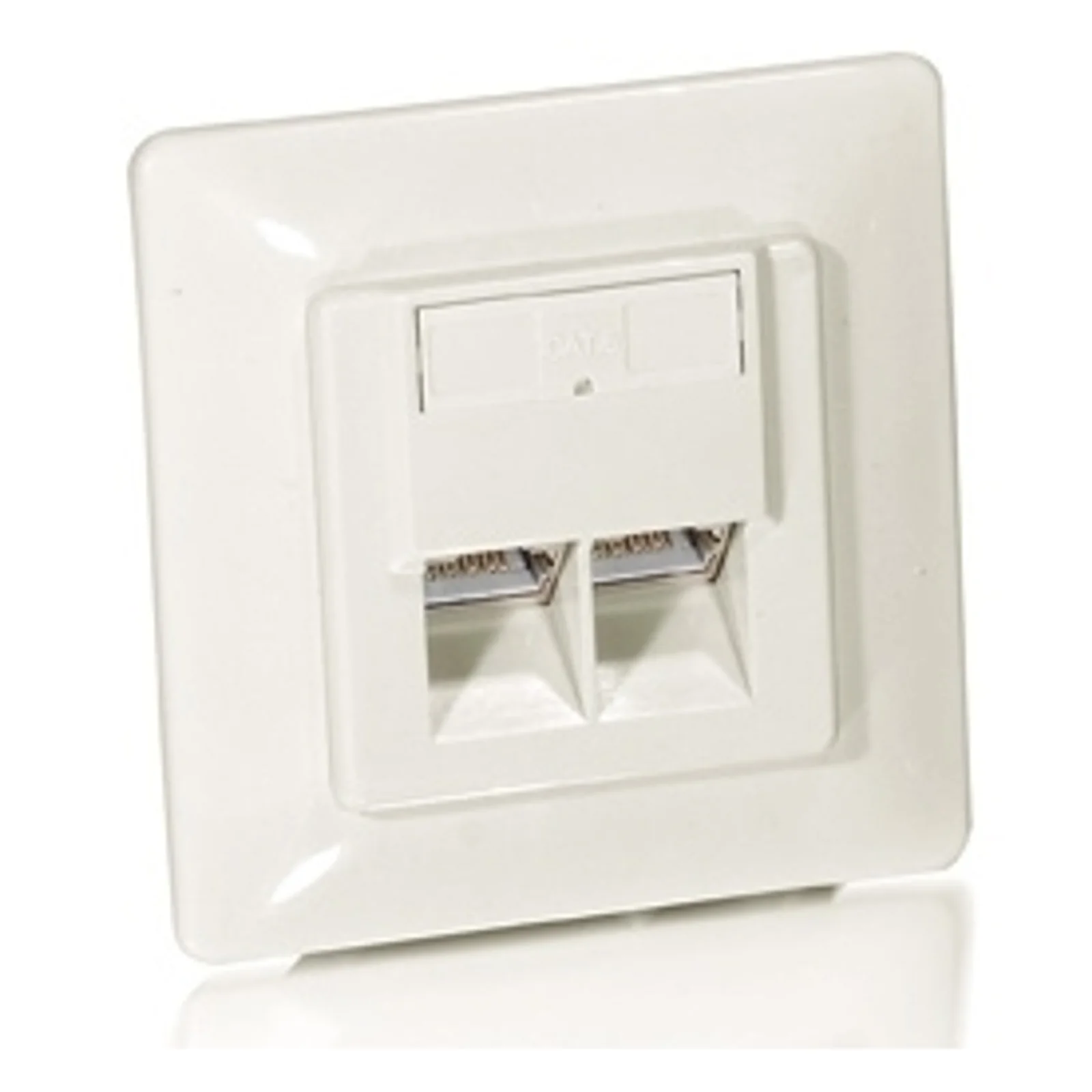 125721 prise de courant RJ-45 Blanc