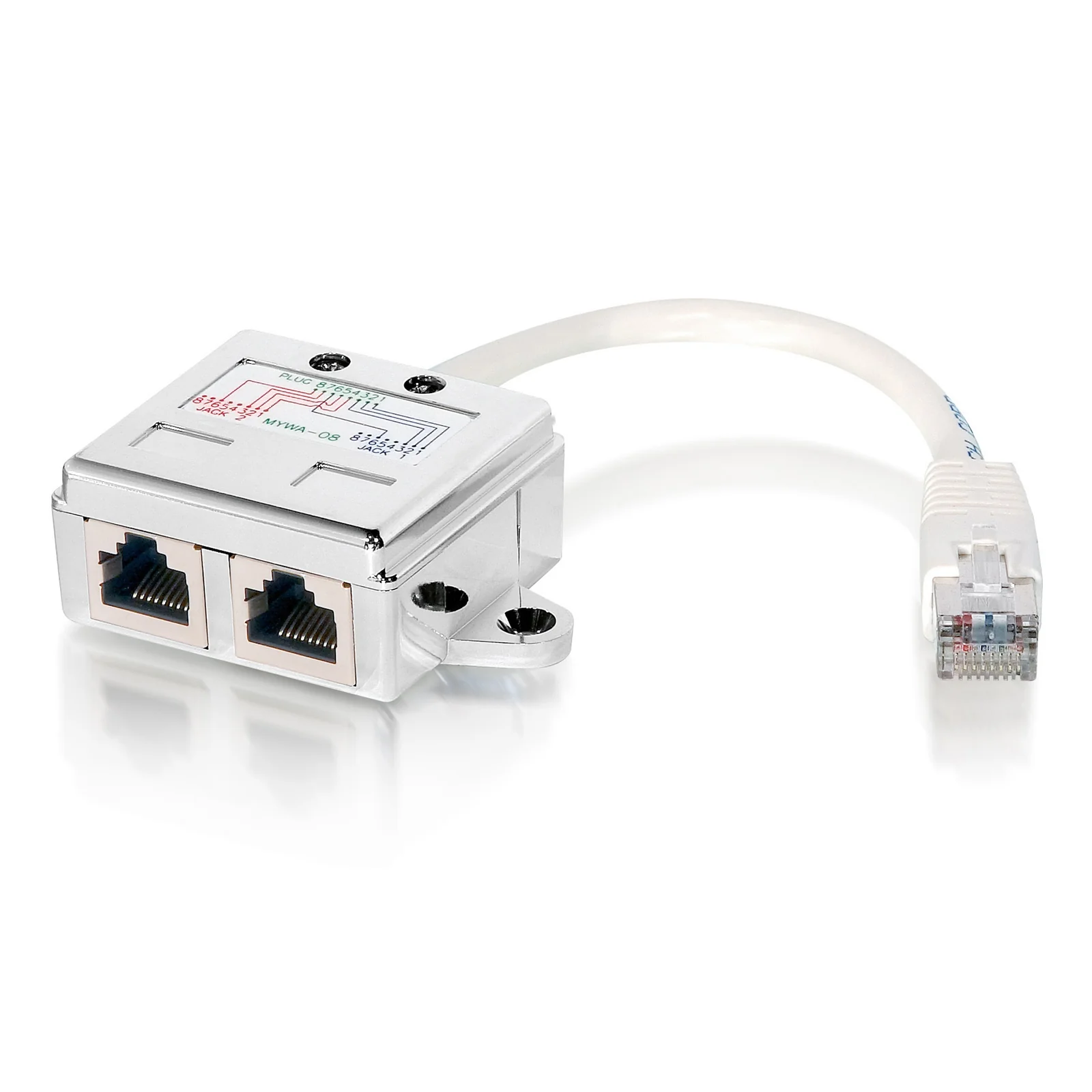 127603 séparateur voix-données Métallique, Blanc