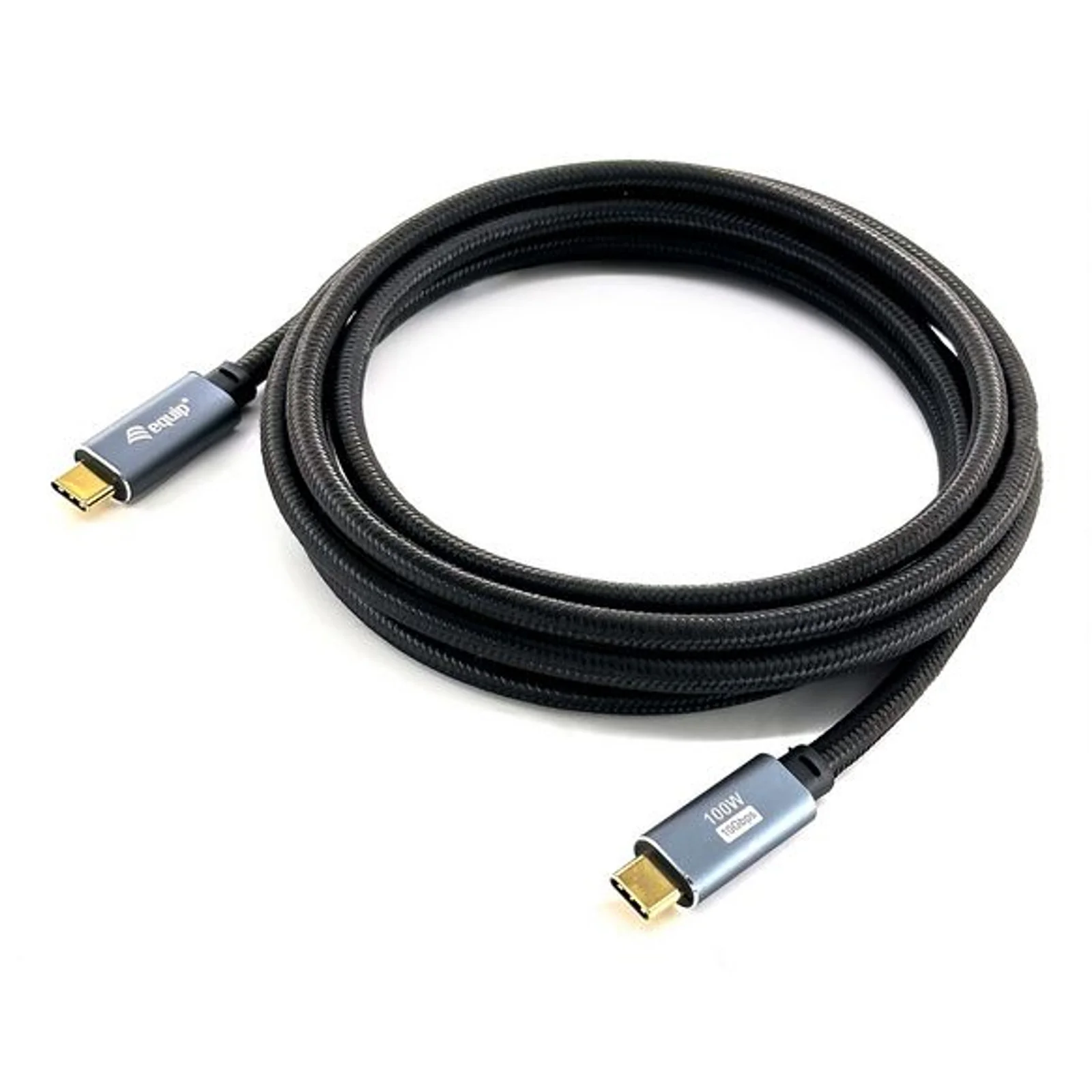 Equip 128359 Câble USB 3.2 Gen 2 C vers C, M/M, 3.0m, PD100W, 4K/60Hz, 10Gbps, noir