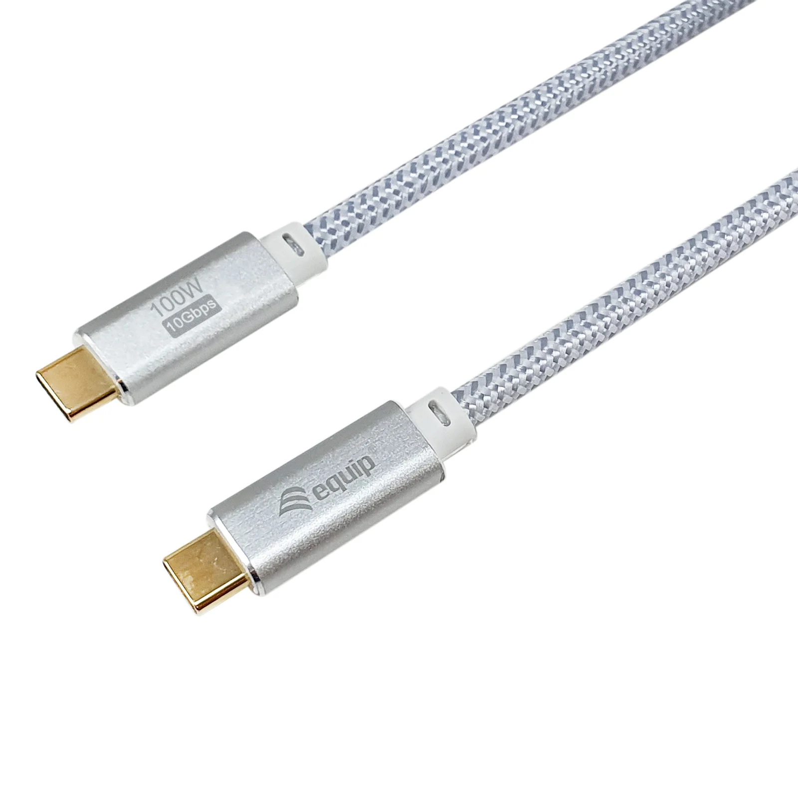 Equip 128360 Câble USB 3.2 Gen 2 C vers C, M/M, 3.0m, PD 100W, 4K/60Hz, 10Gbps, blanc