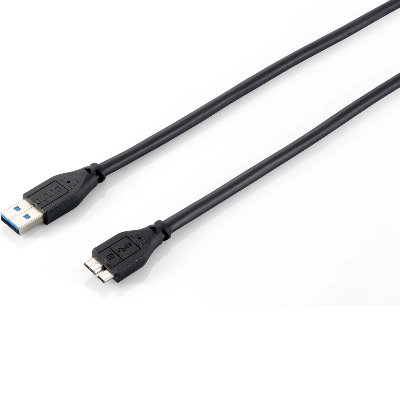 128397 Câble USB 3.0 A vers Micro-B, M/M, 1.8m, 5Gbps, noir