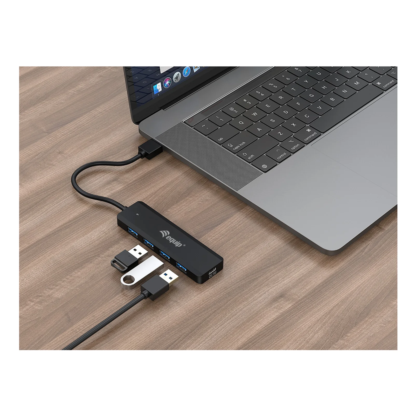 Equip 128959 hub & concentrateur USB 3.2 Gen 1 (3.1 Gen 1) Type-A 5000 Mbit/s Noir
