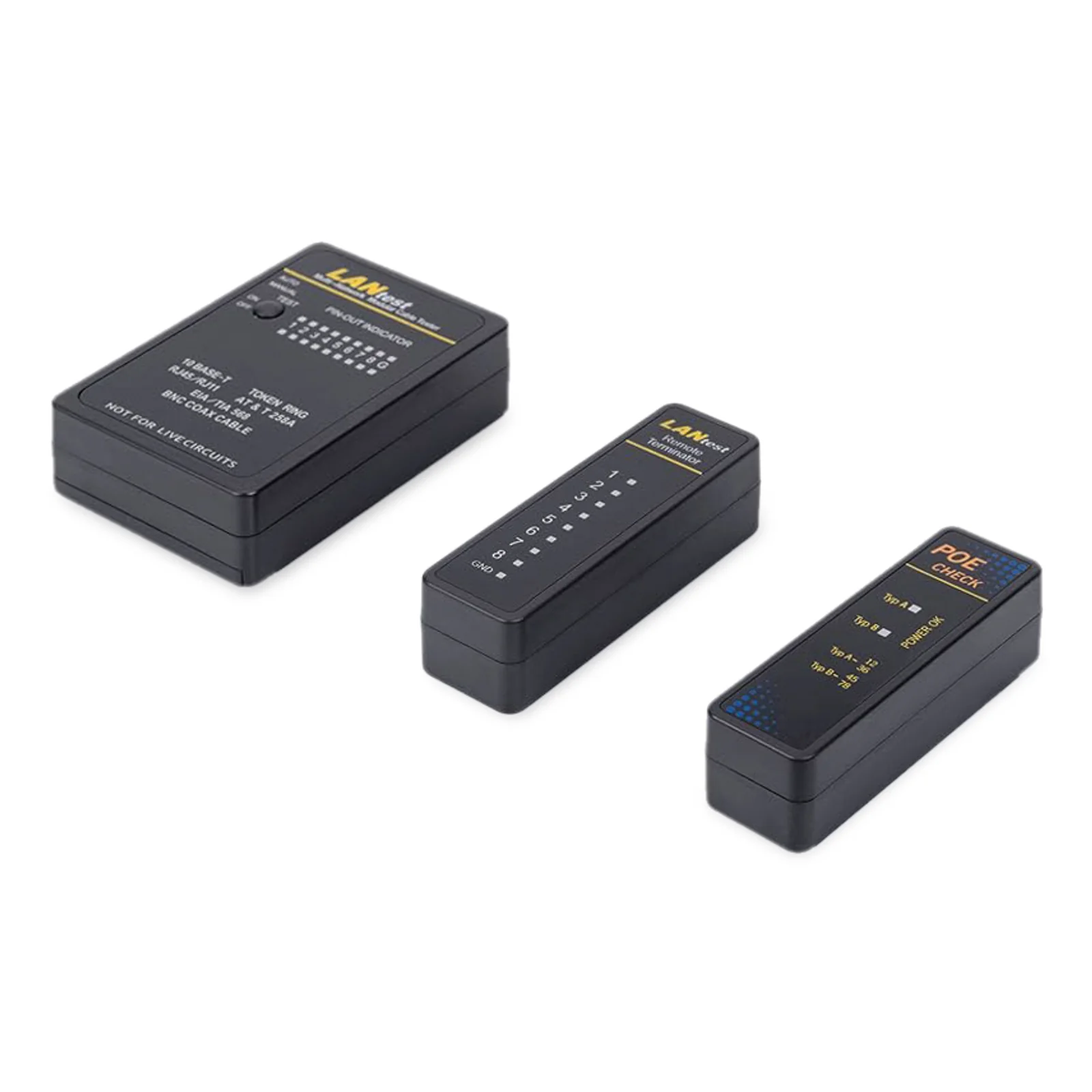 Equip 129968 testeur de câble réseau Noir
