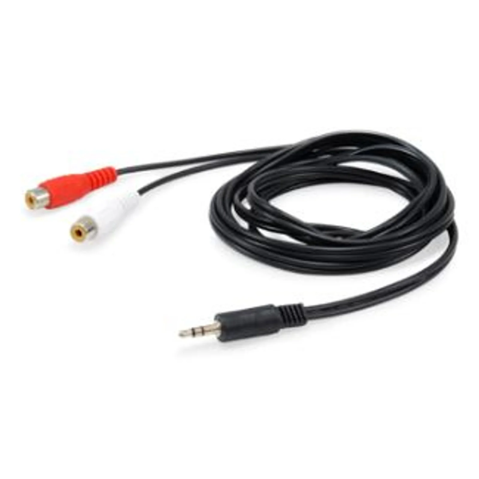 147093 câble audio 250 m 2 x RCA 3,5mm Noir