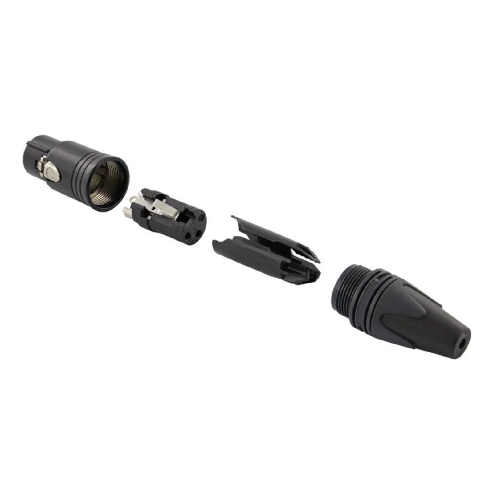 Equip 147931 connecteur de fils 3-Pole XLR Noir