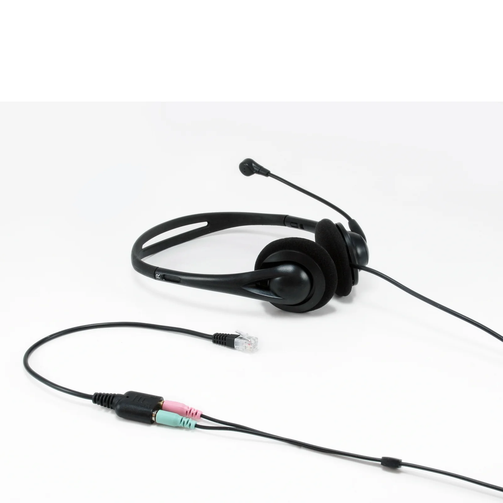 Equip 147944 câble audio 0,25 m RJ-9 2 x 3.5mm Noir