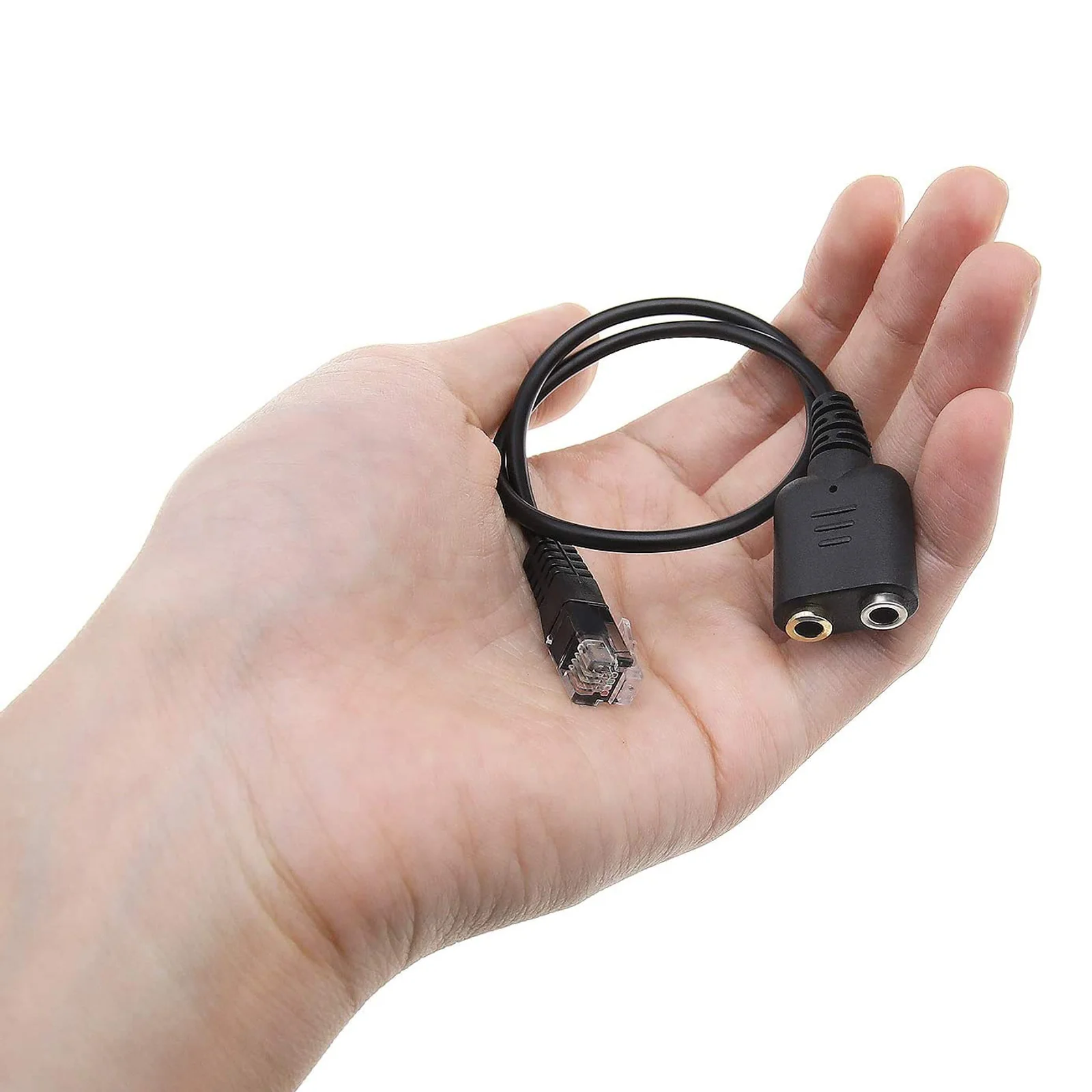Equip 147944 câble audio 0,25 m RJ-9 2 x 3.5mm Noir
