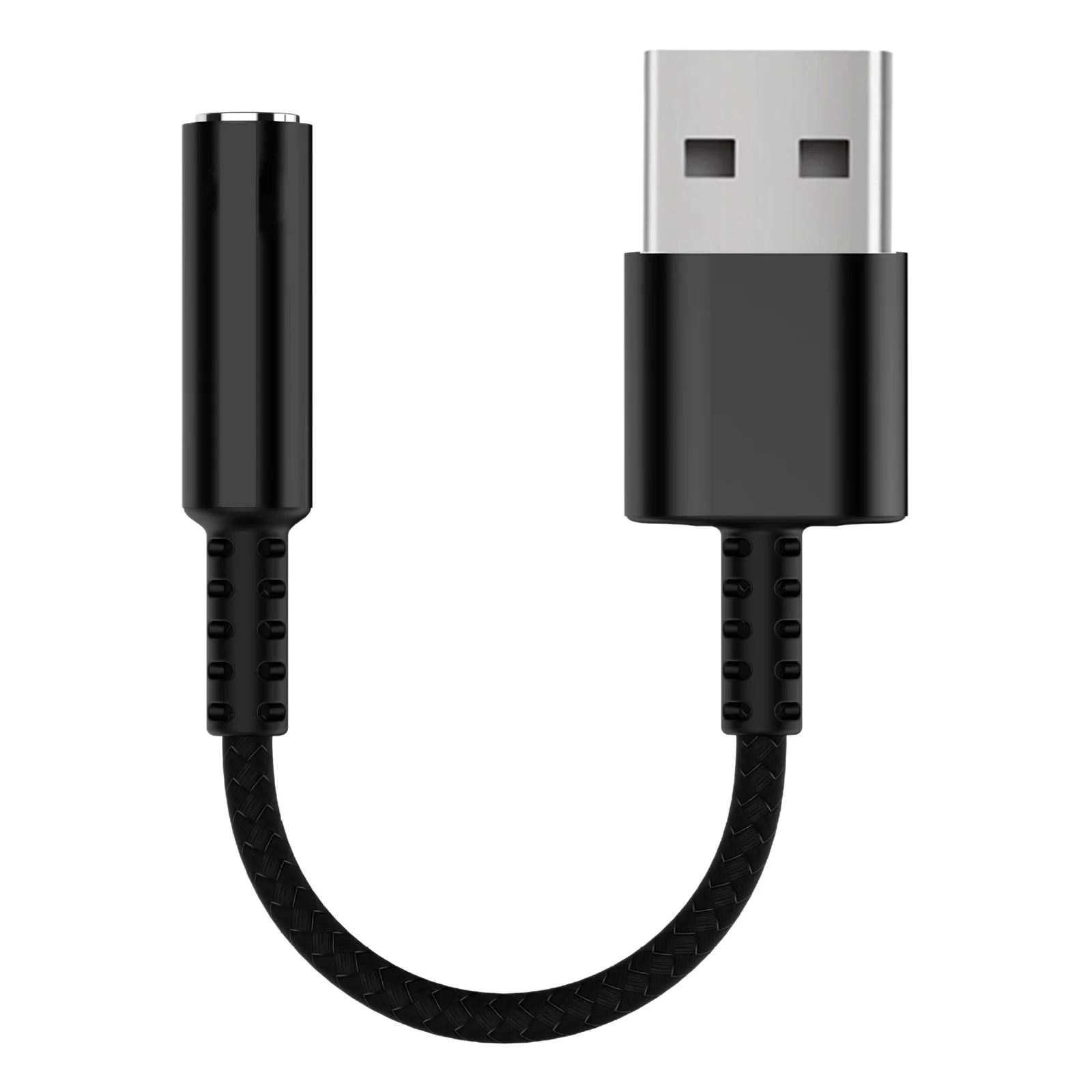 147945 câble audio 0,15 m 3,5mm USB Type-A Noir
