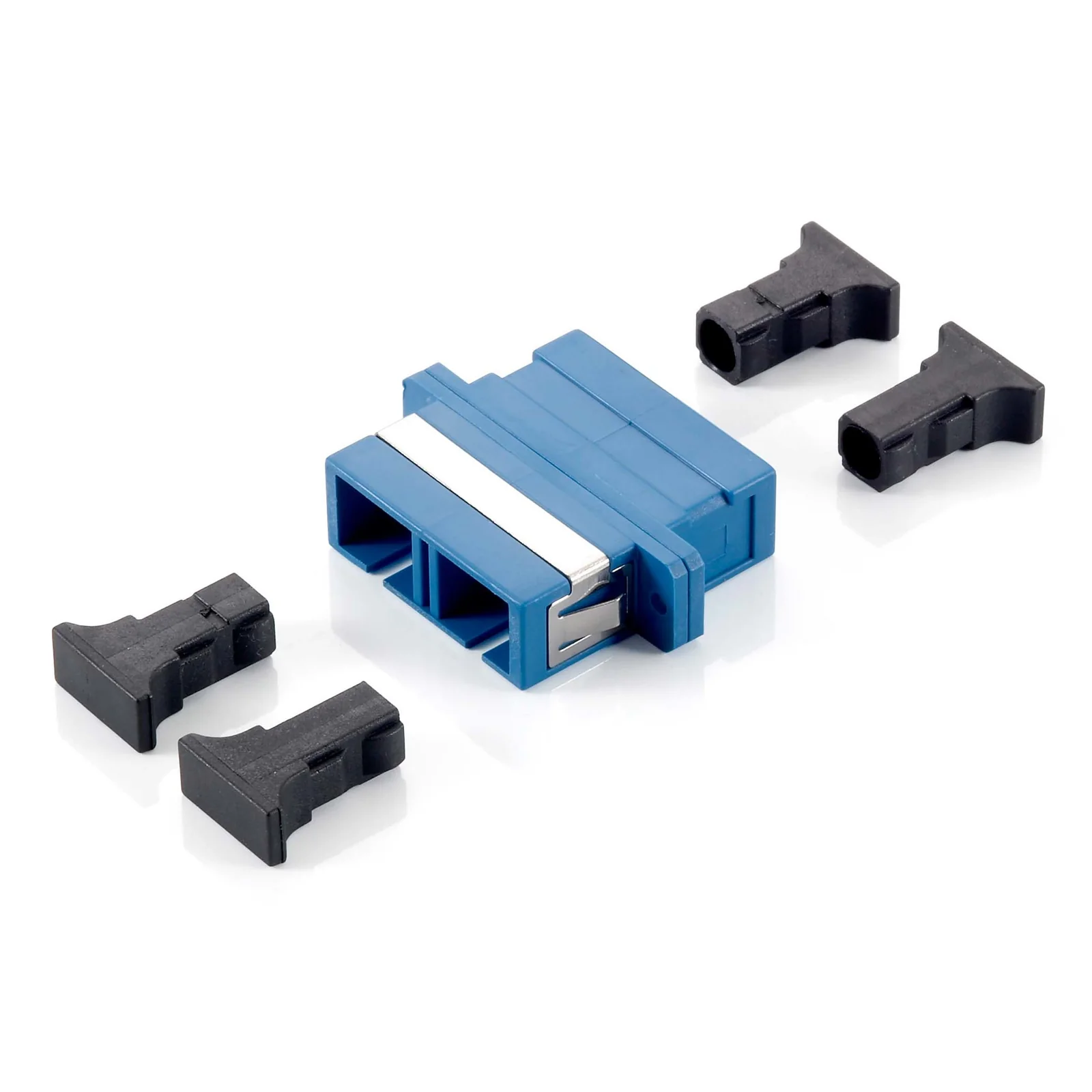 156131 adaptateur de fibres optiques SC 12 pièce(s) Bleu
