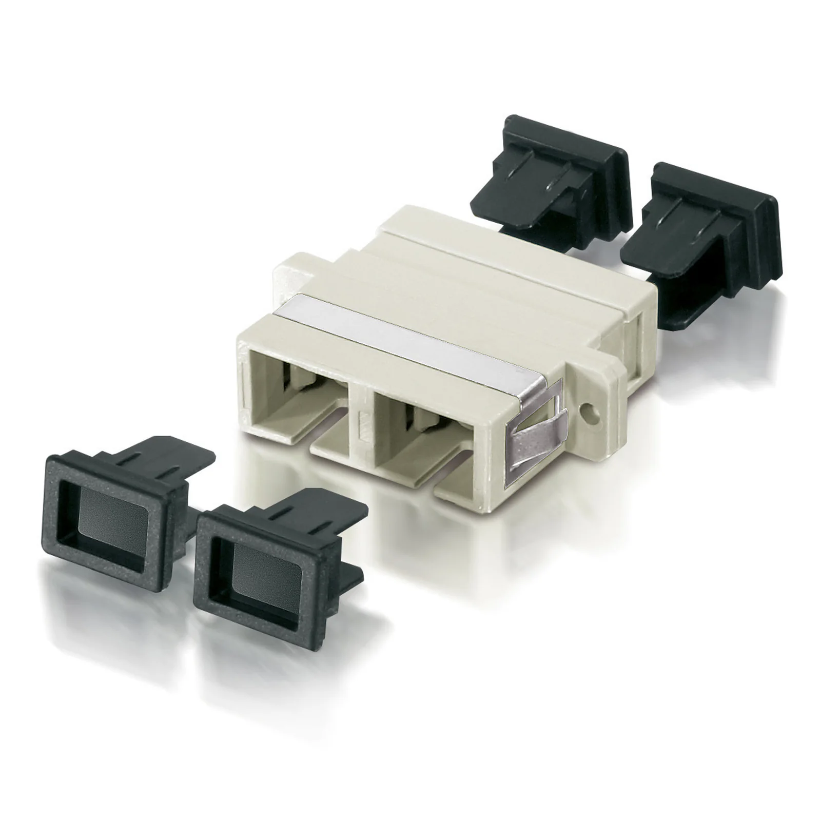 156145 adaptateur de fibres optiques SC 12 pièce(s) Beige