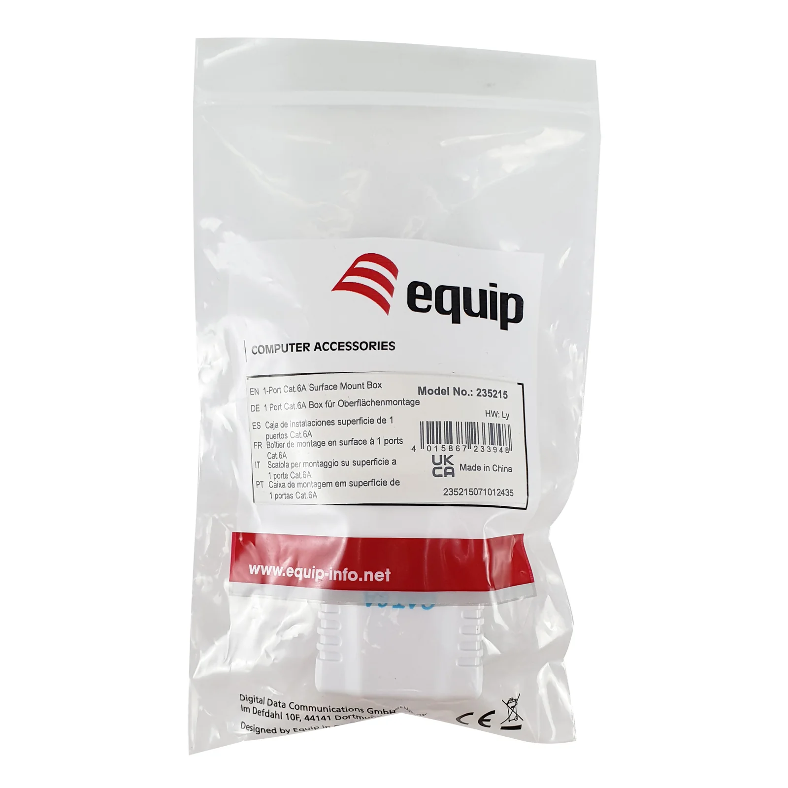 Equip 235215 boîte de jonction réseau Cat6a Blanc