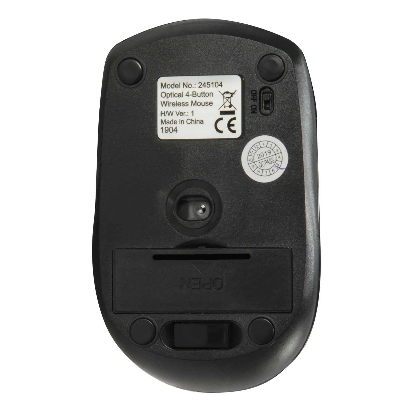 Equip 245104 souris Voyage Ambidextre RF sans fil Optique 1600 DPI