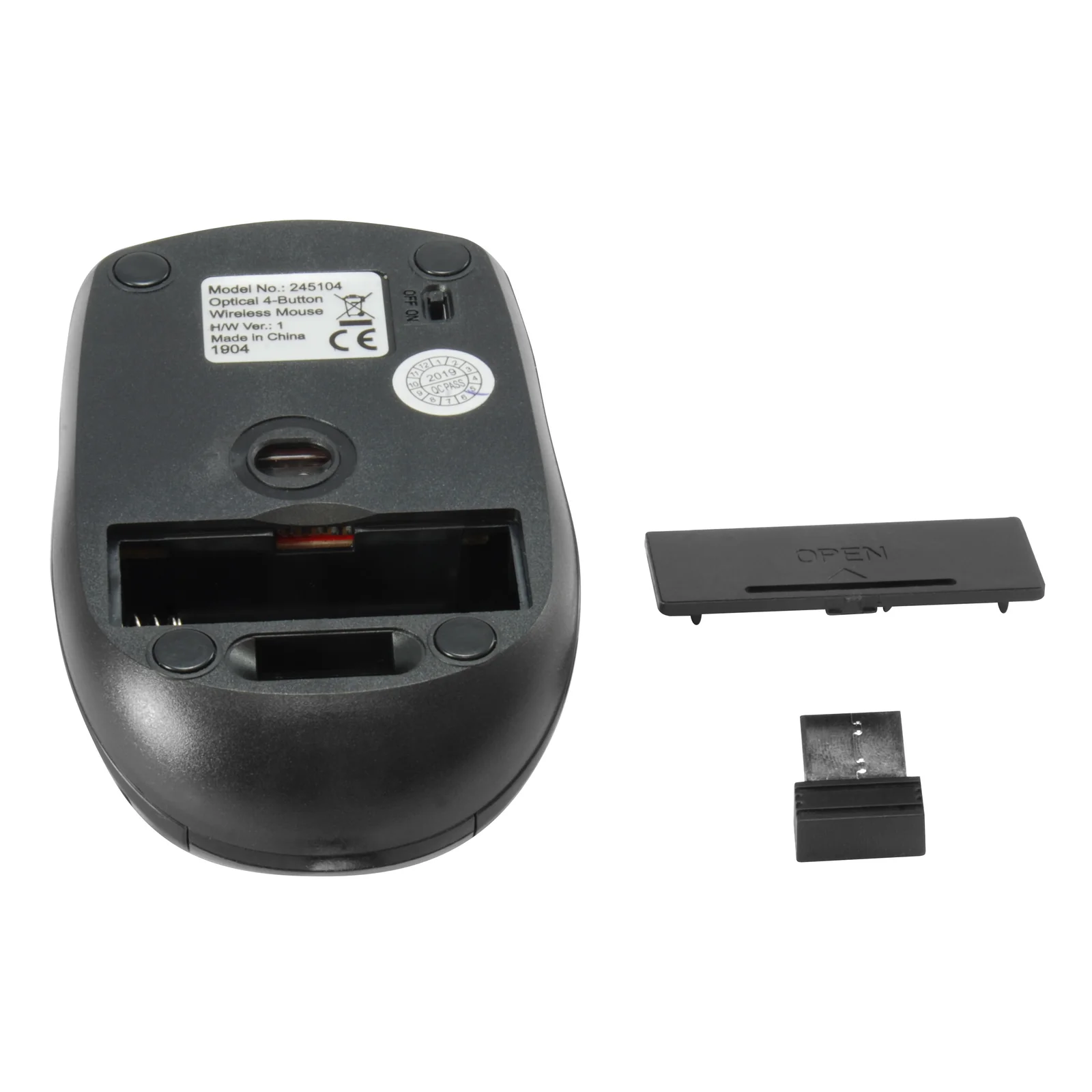 Equip 245104 souris Voyage Ambidextre RF sans fil Optique 1600 DPI
