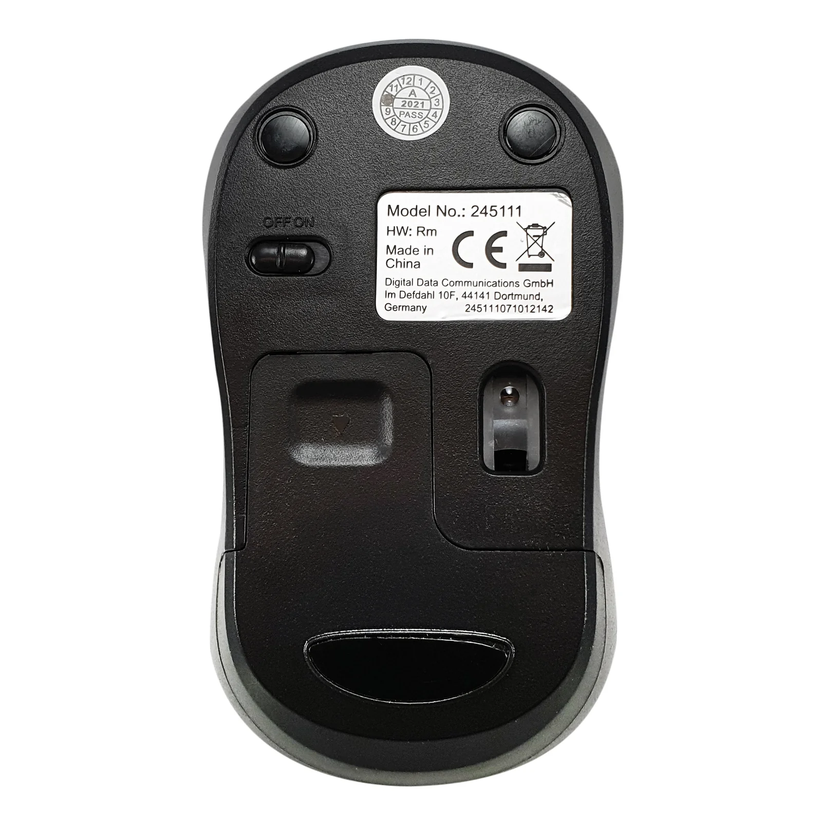 Equip 245111 souris Bureau Ambidextre RF sans fil Optique 1200 DPI