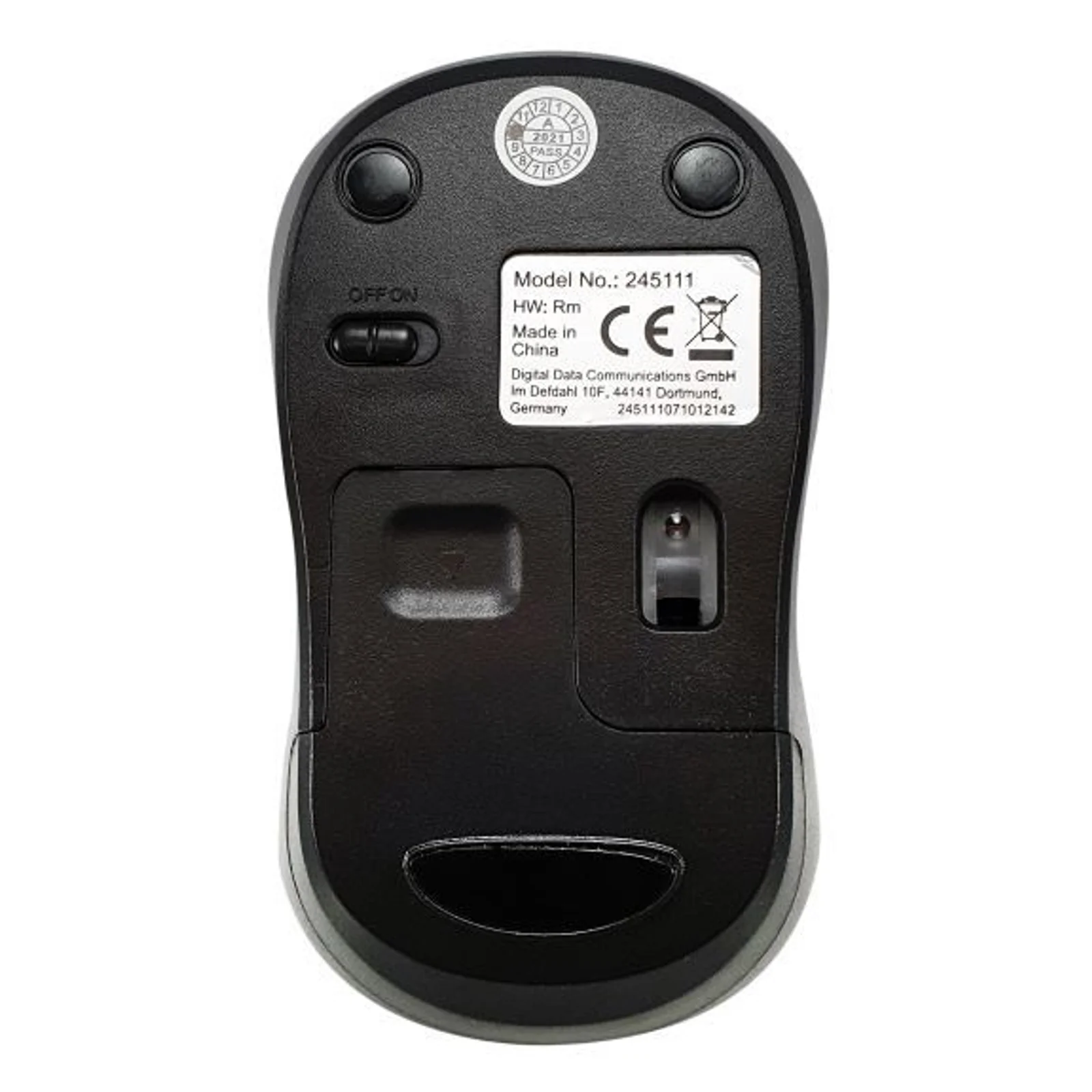 Equip 245112 souris Bureau Ambidextre RF sans fil Optique 1200 DPI