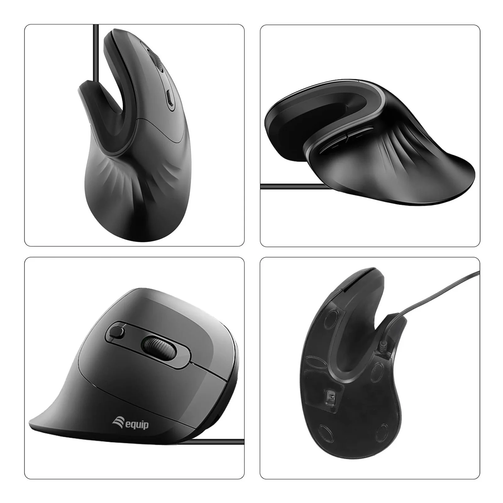 Equip 245119 souris Universel Droitier USB Type-A + USB Type-C Optique 7200 DPI
