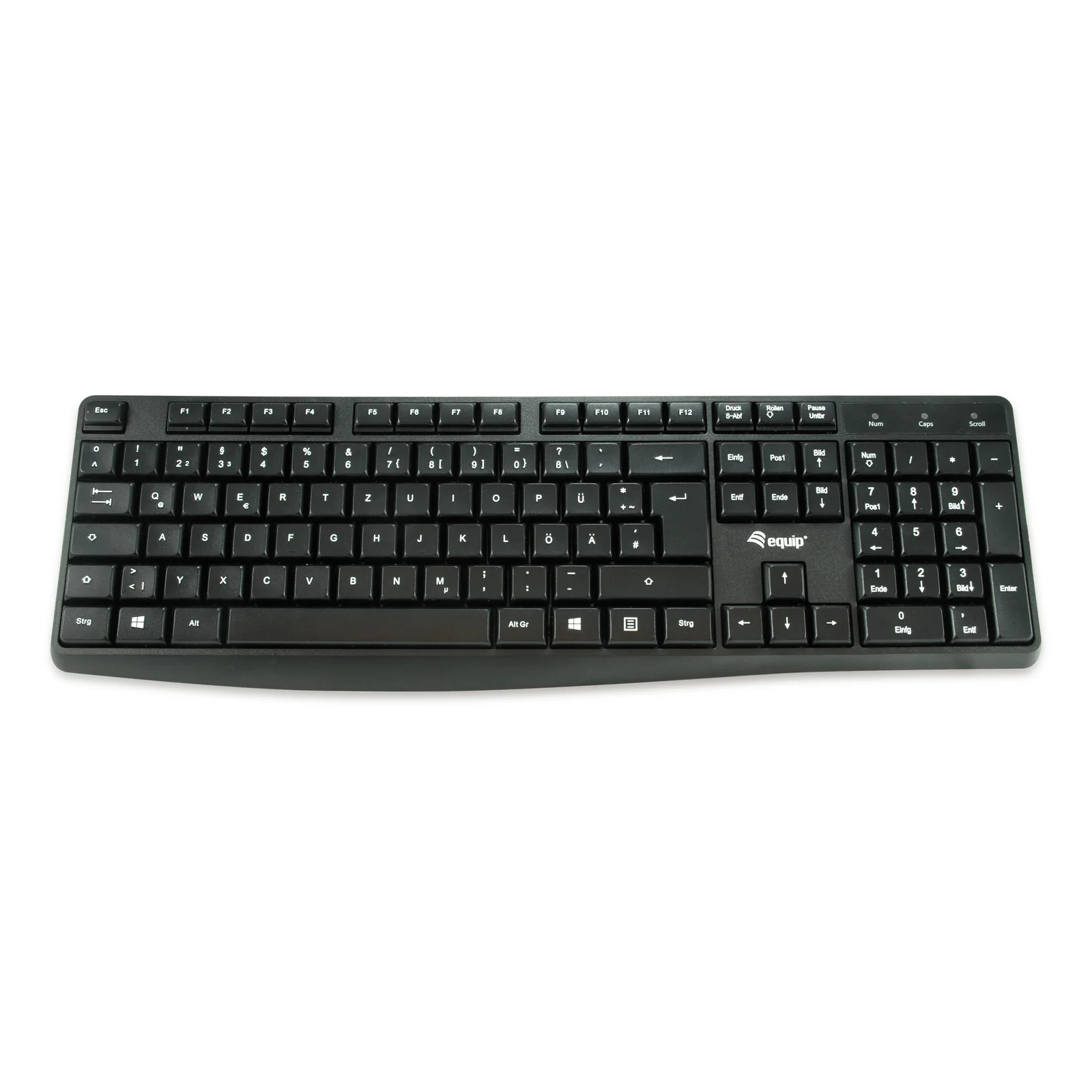 245211 clavier Bureau USB QWERTY Espagnole Noir