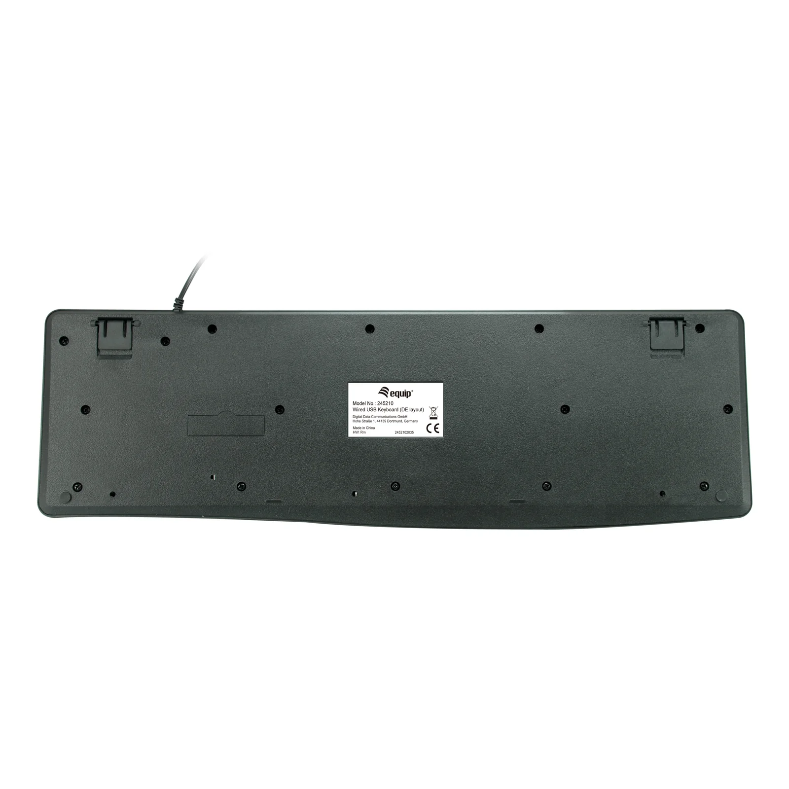 Equip 245211 clavier Bureau USB QWERTY Espagnole Noir