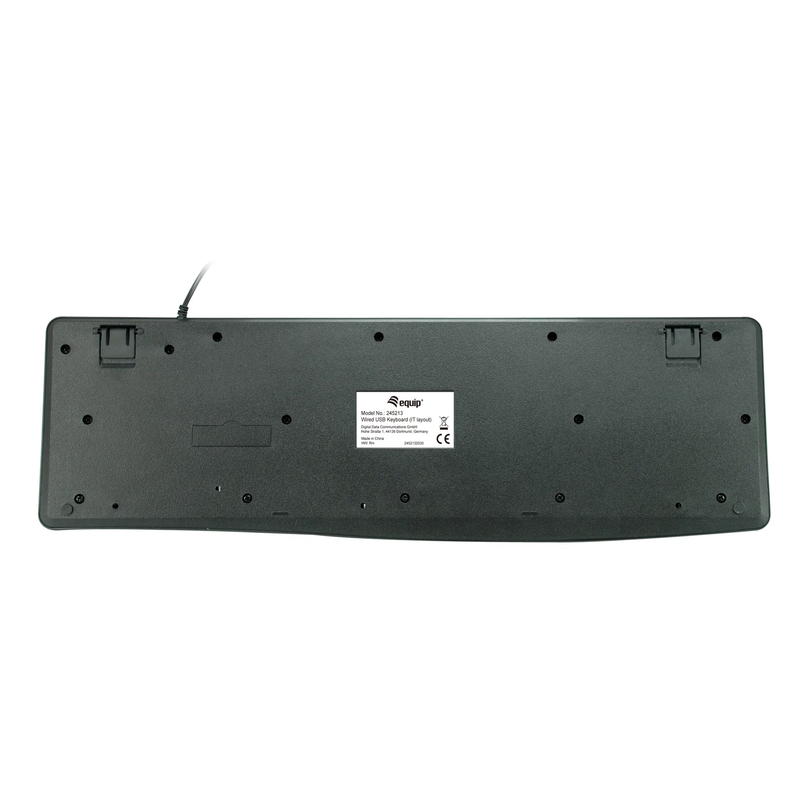 Equip 245213 clavier Bureau USB QWERTY Italien Noir