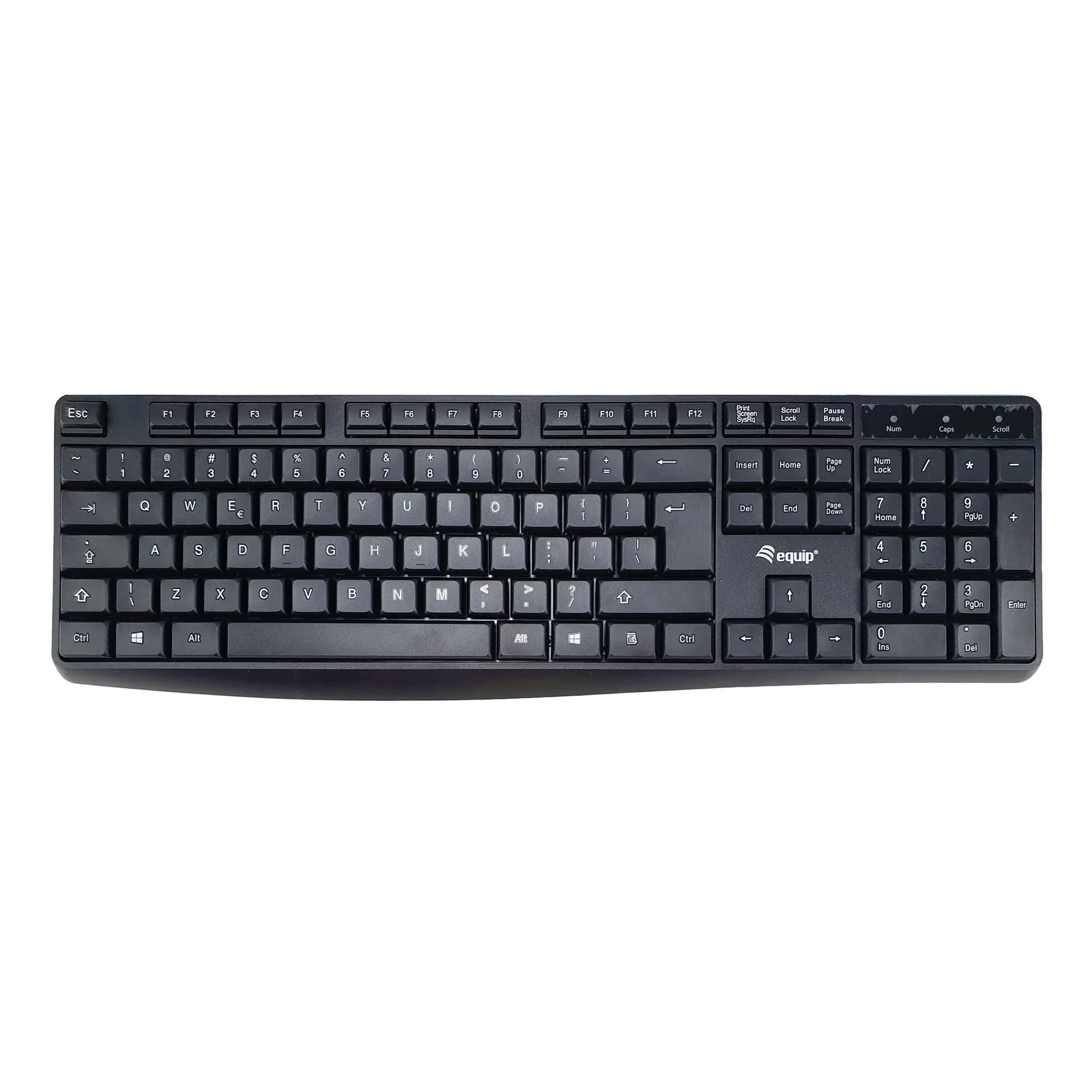 245215 clavier Bureau USB QWERTY Anglais américain Noir