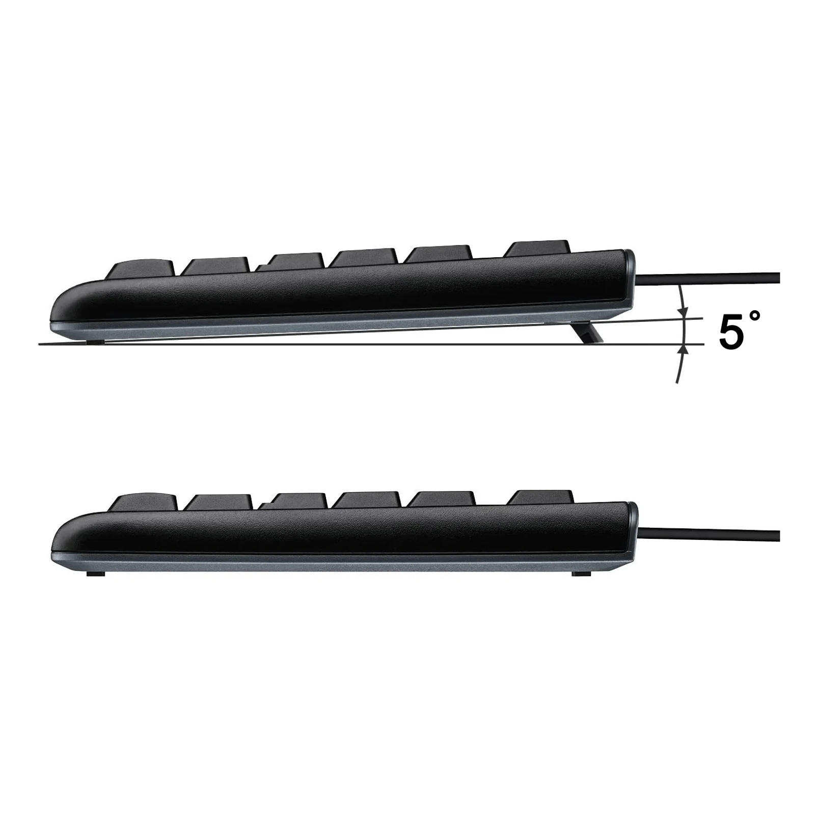 Equip 245215 clavier Bureau USB QWERTY Anglais américain Noir